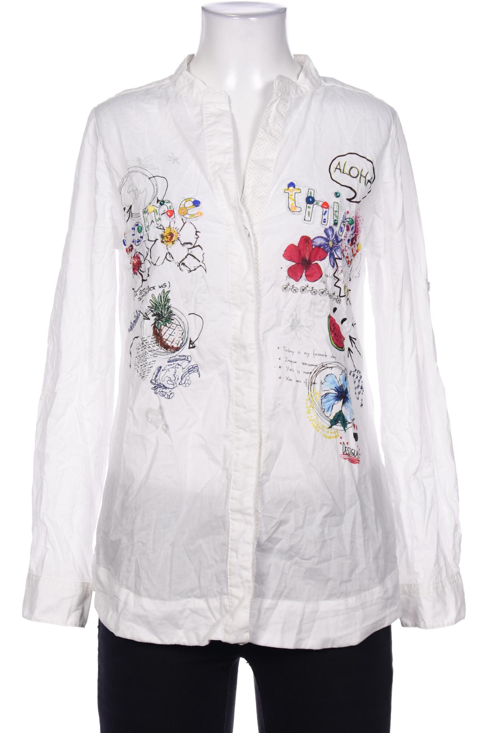 

Desigual Damen Bluse, weiß, Gr. 36