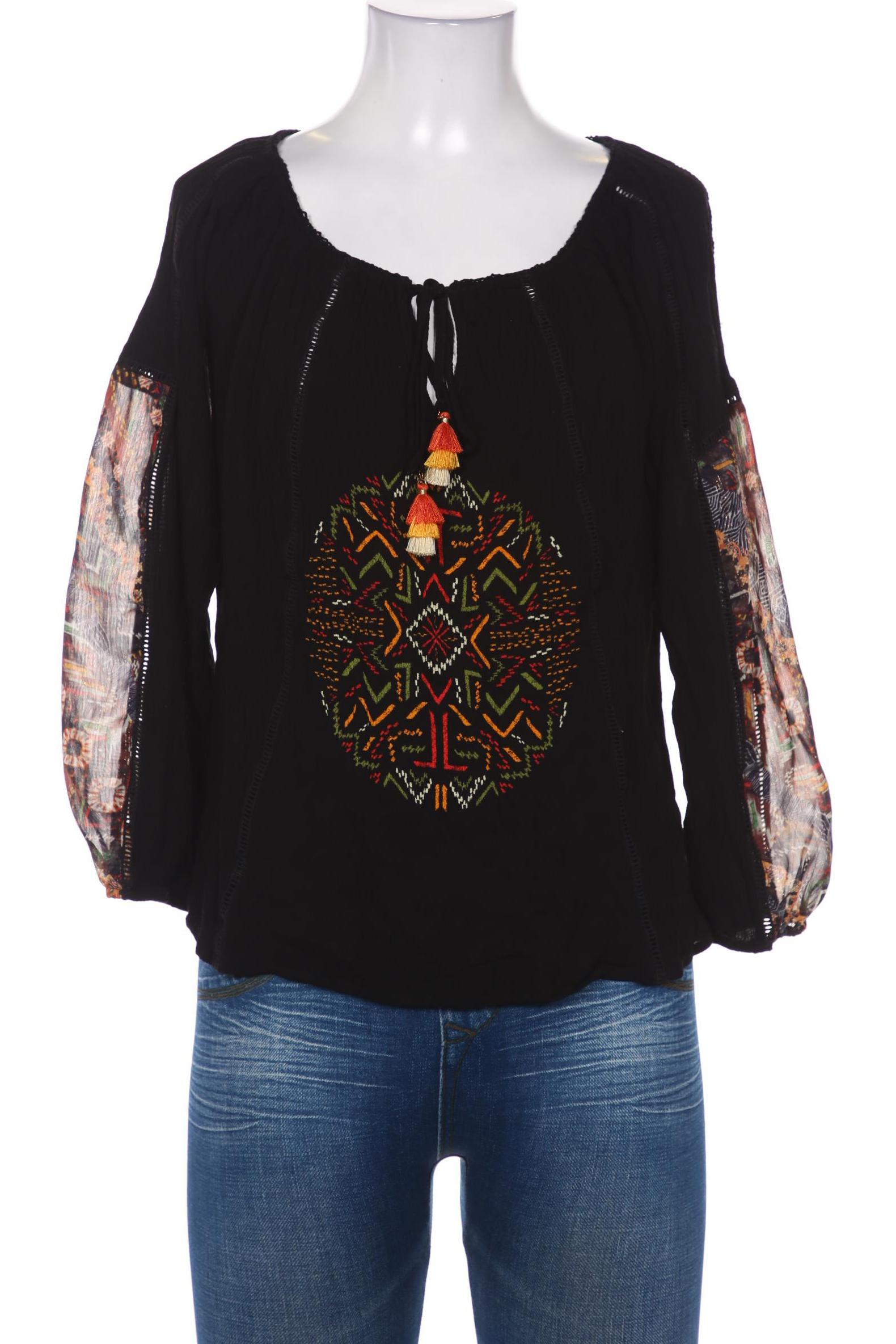 

Desigual Damen Bluse, schwarz, Gr. 36