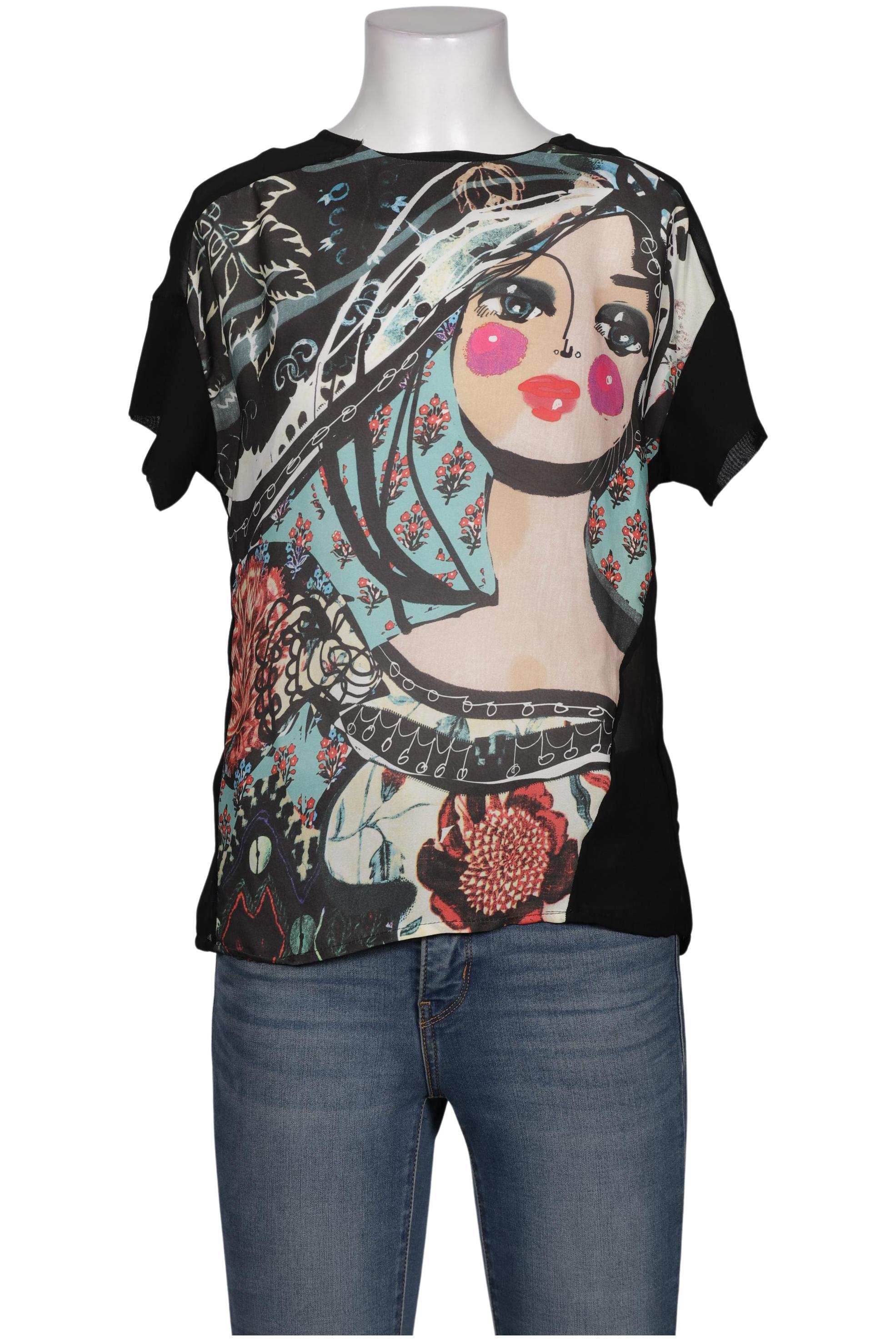 

Desigual Damen Bluse, schwarz, Gr. 38