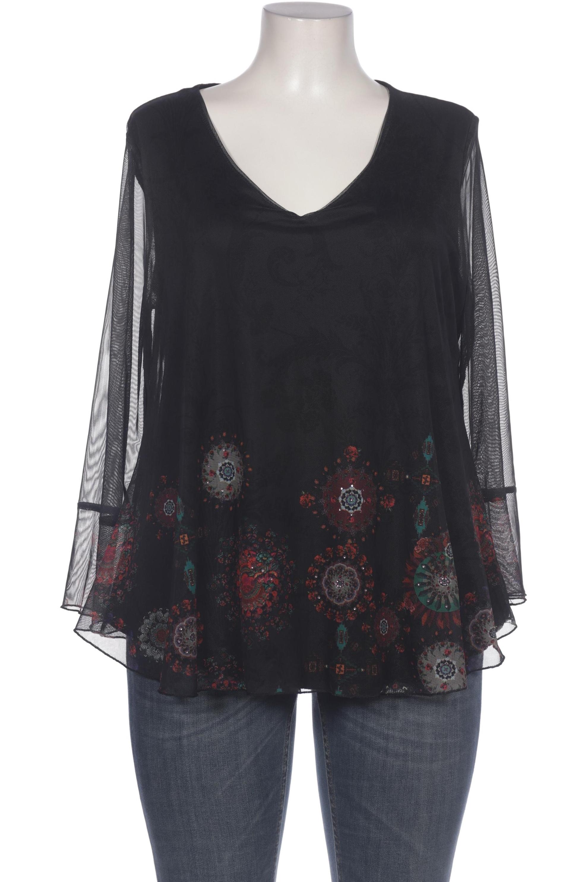 

Desigual Damen Bluse, schwarz, Gr. 46