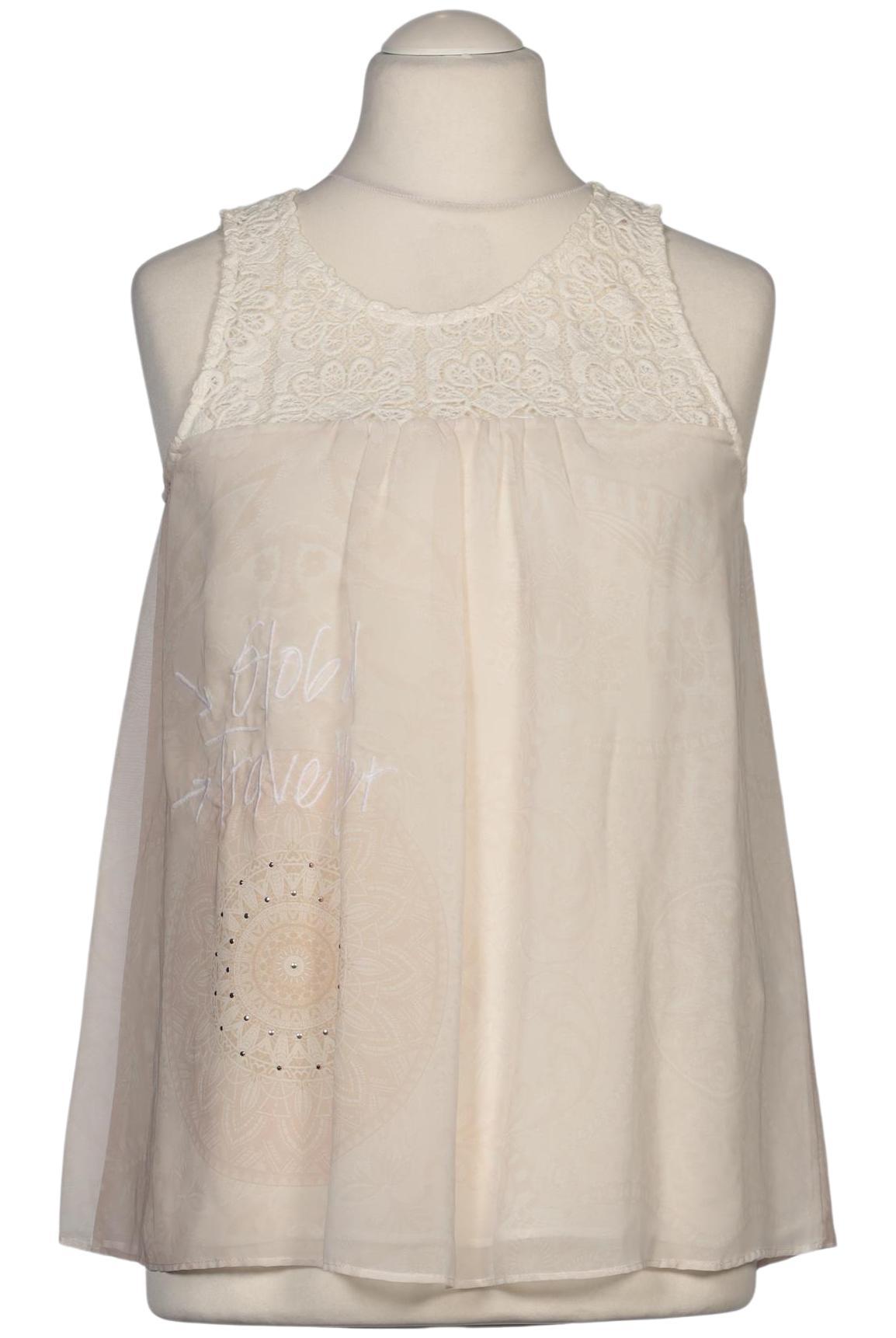 

Desigual Damen Bluse, cremeweiß, Gr. 38