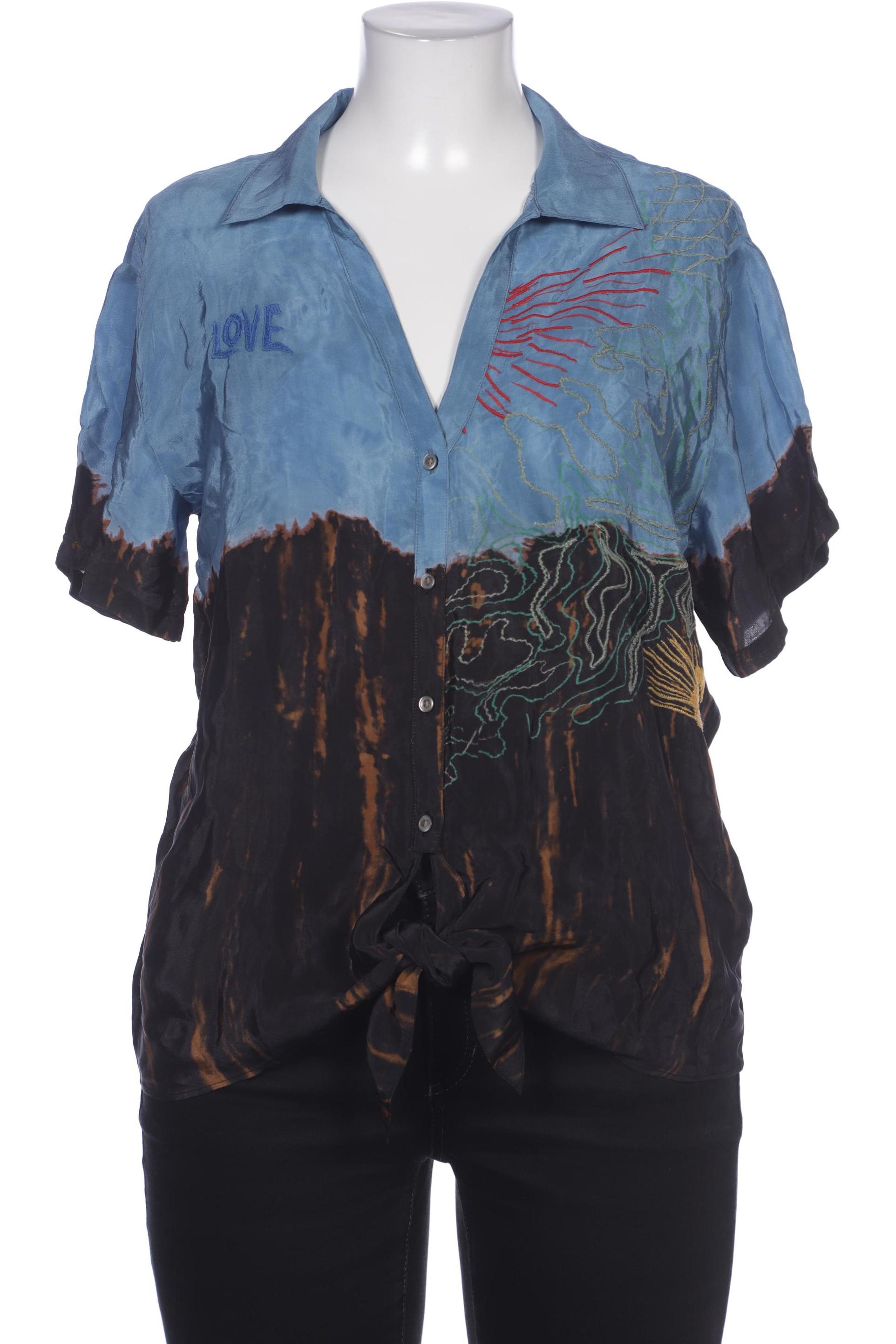 

Desigual Damen Bluse, blau, Gr. 44