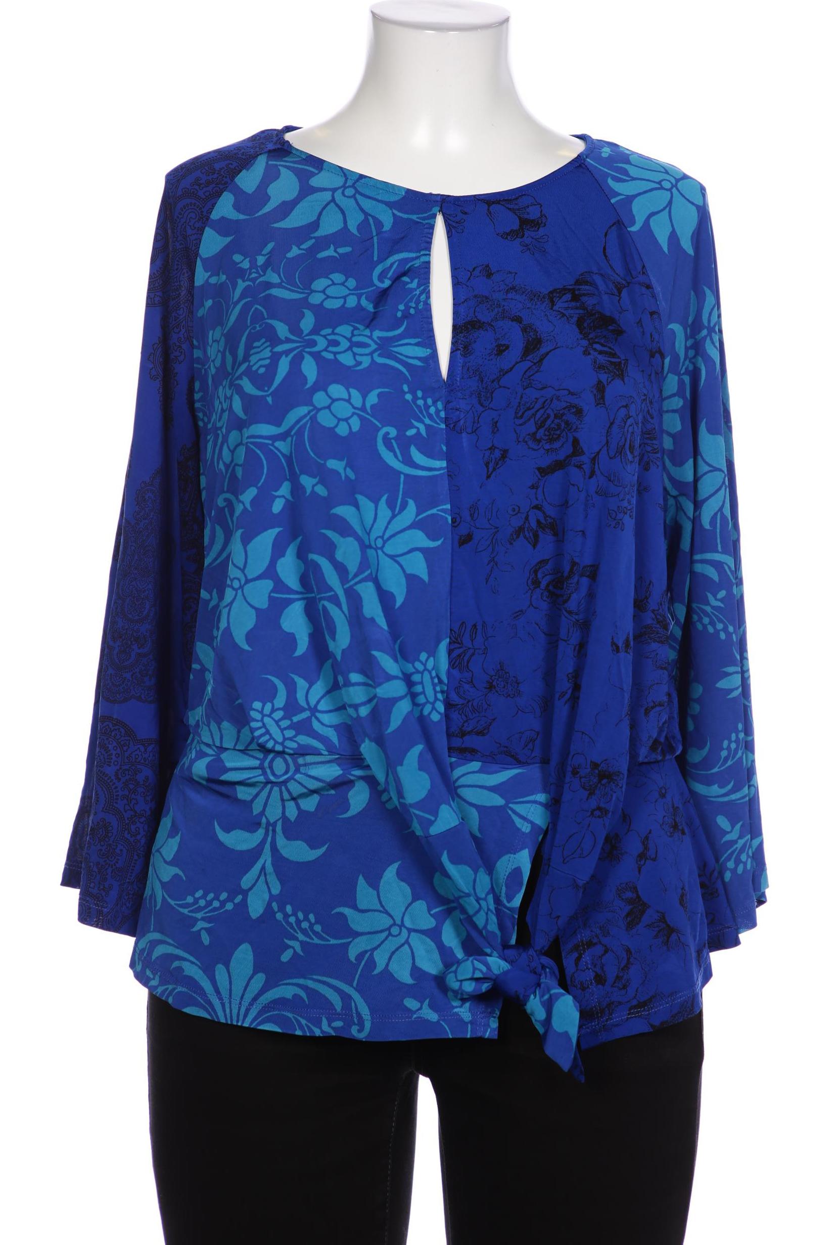 

Desigual Damen Bluse, blau, Gr. 42