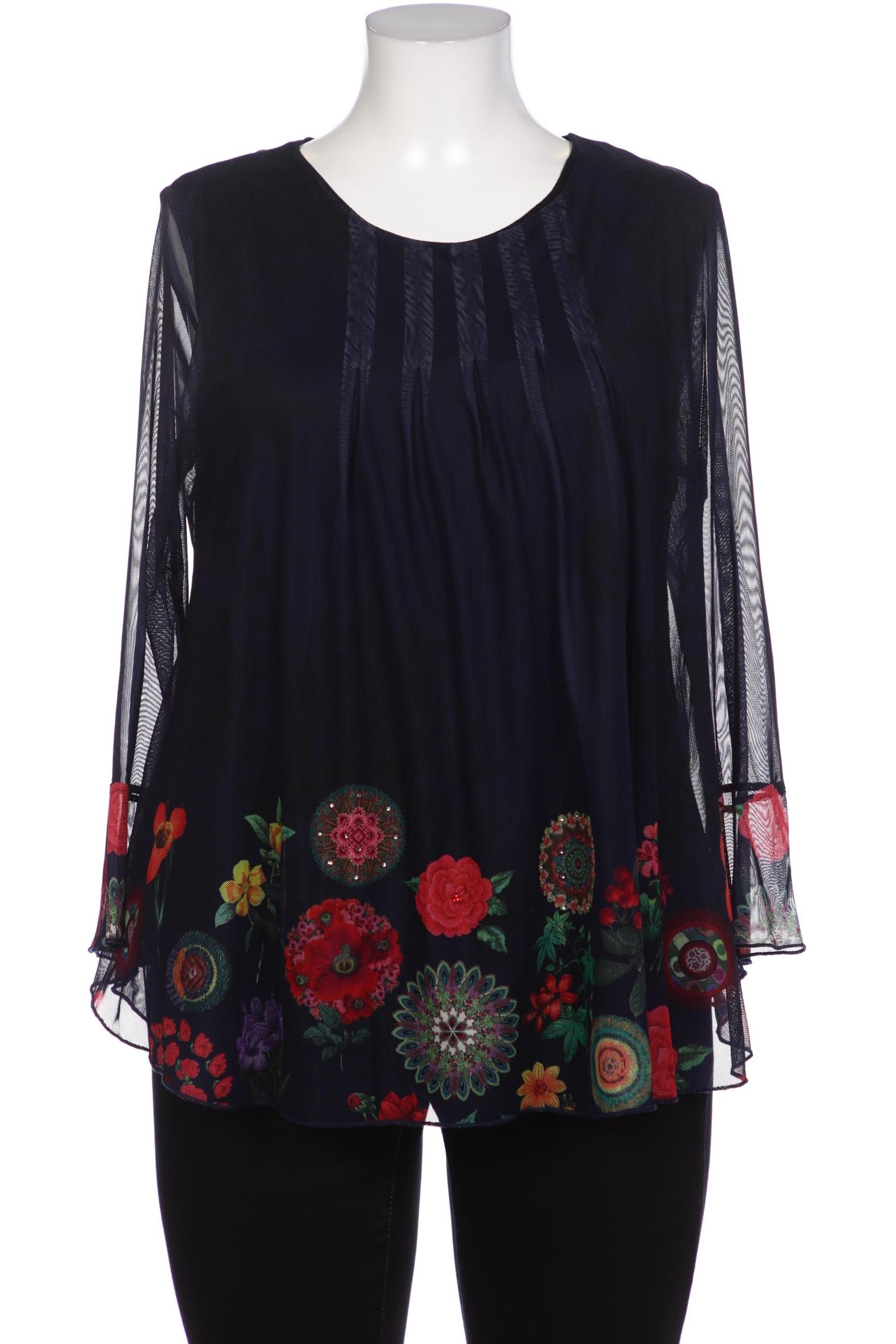 

Desigual Damen Bluse, marineblau, Gr. 44