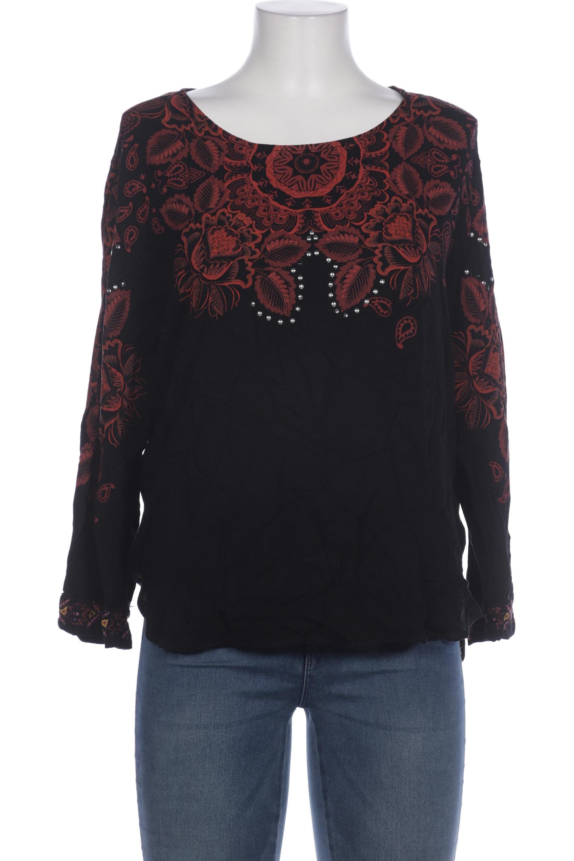 

Desigual Damen Bluse, schwarz, Gr. 42