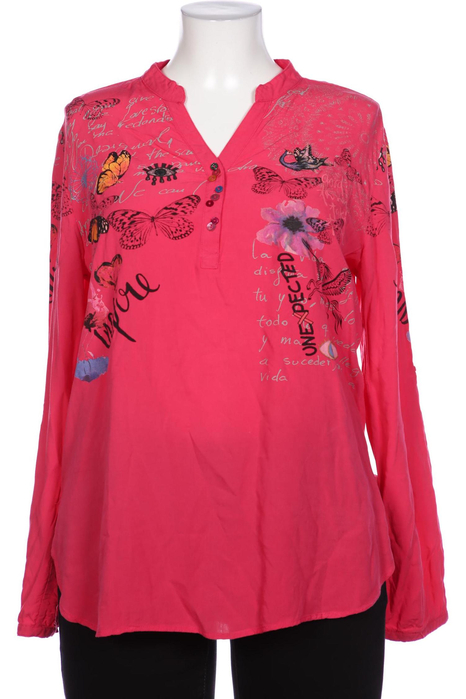 

Desigual Damen Bluse, pink, Gr. 46