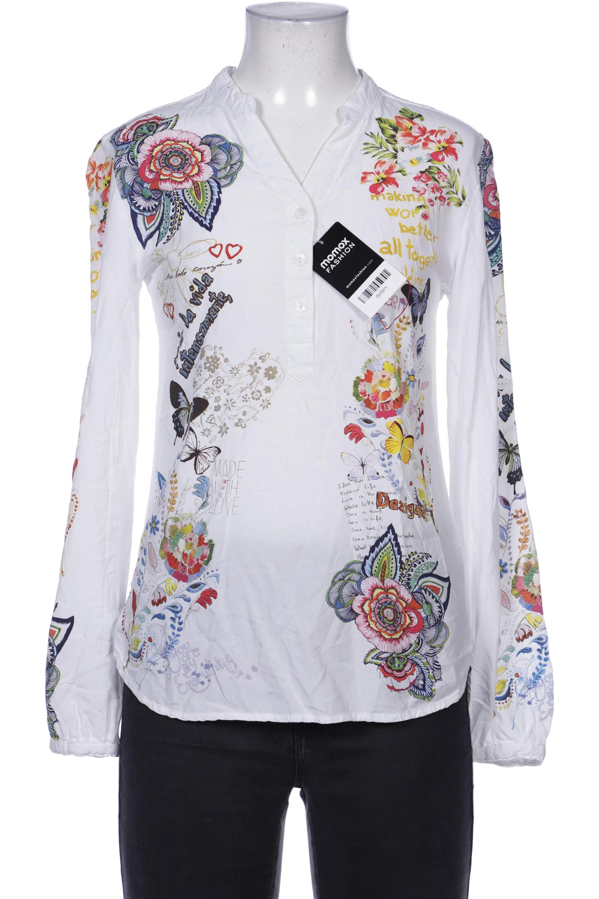 

Desigual Damen Bluse, weiß, Gr. 34