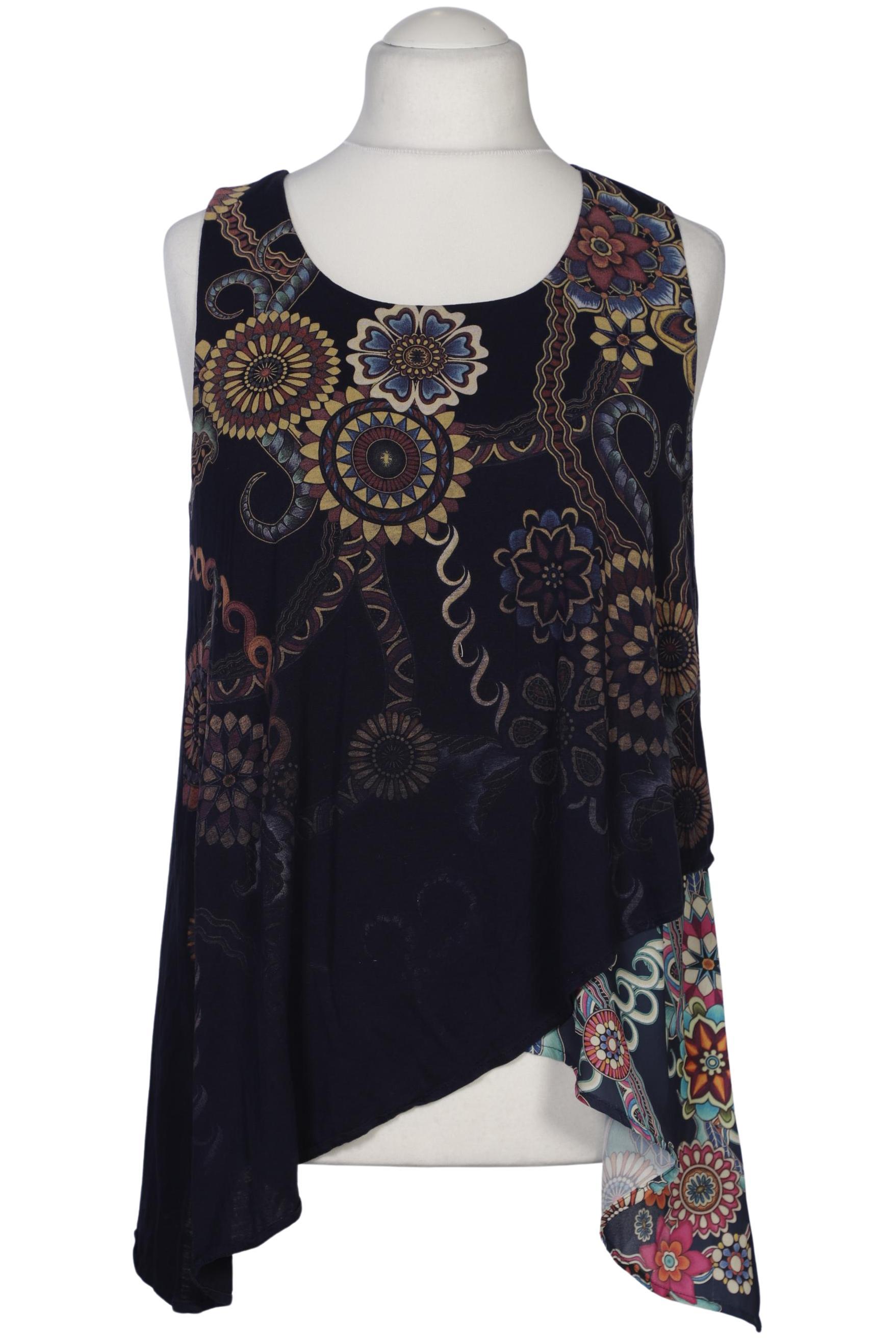 

Desigual Damen Bluse, marineblau, Gr. 42