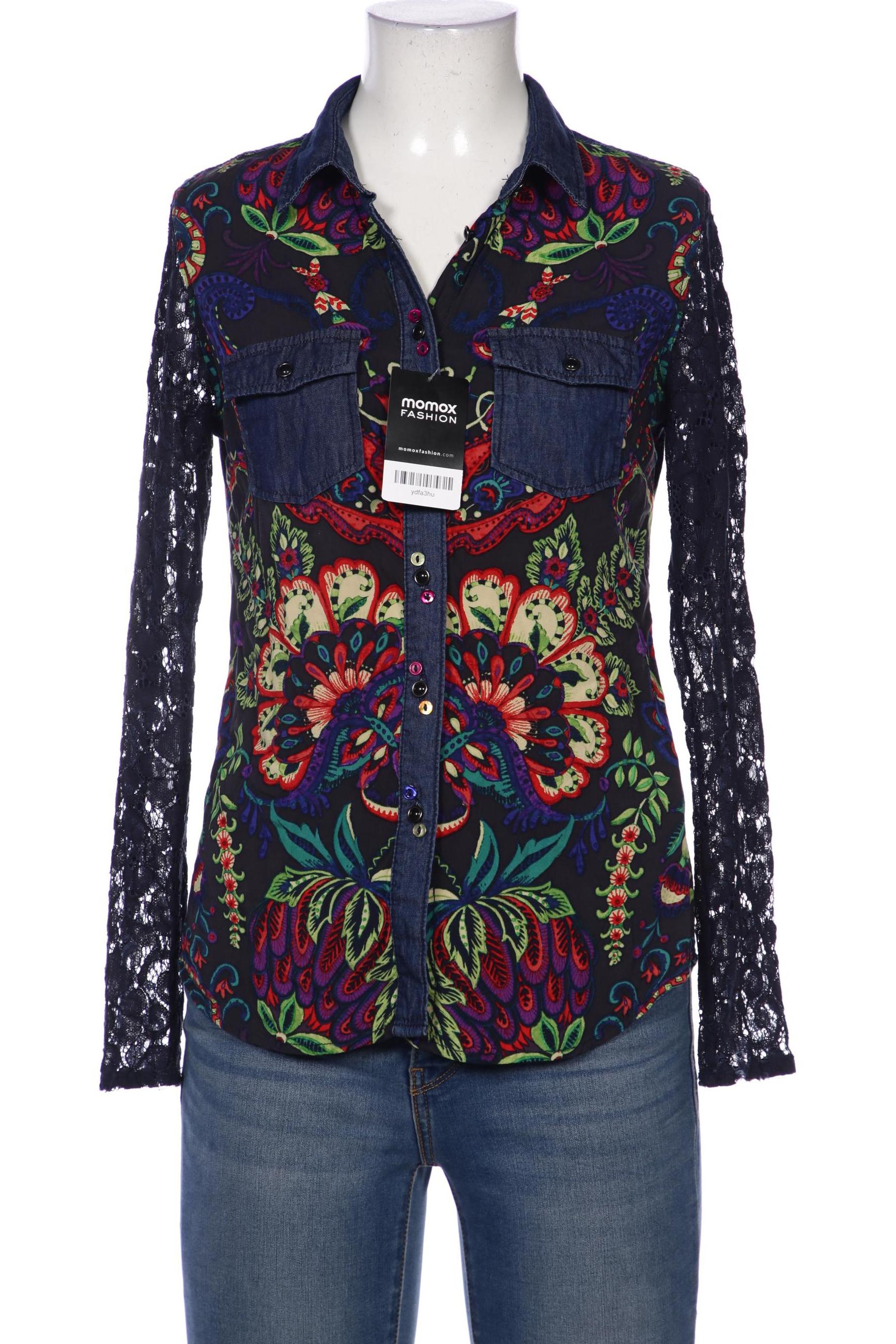 

Desigual Damen Bluse, marineblau, Gr. 36