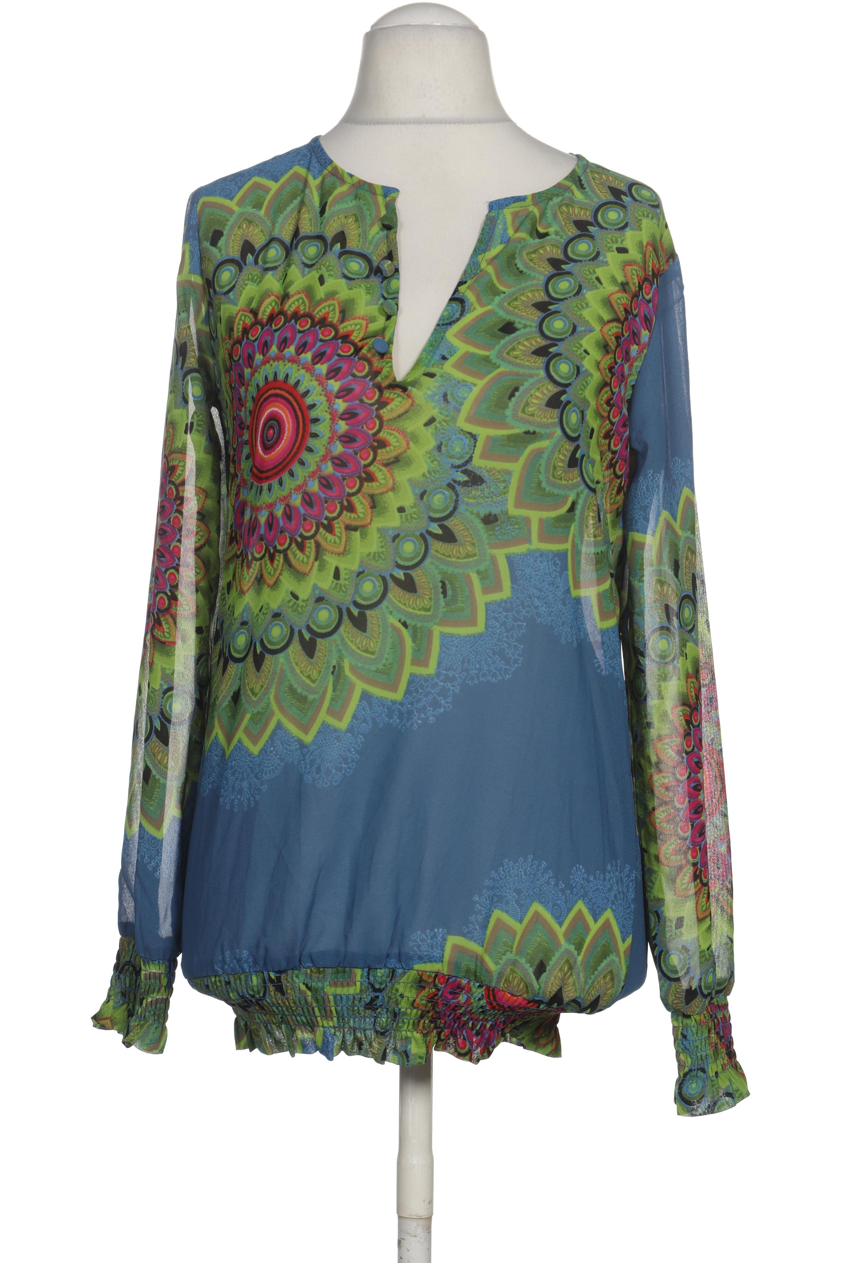 

Desigual Damen Bluse, blau, Gr. 38