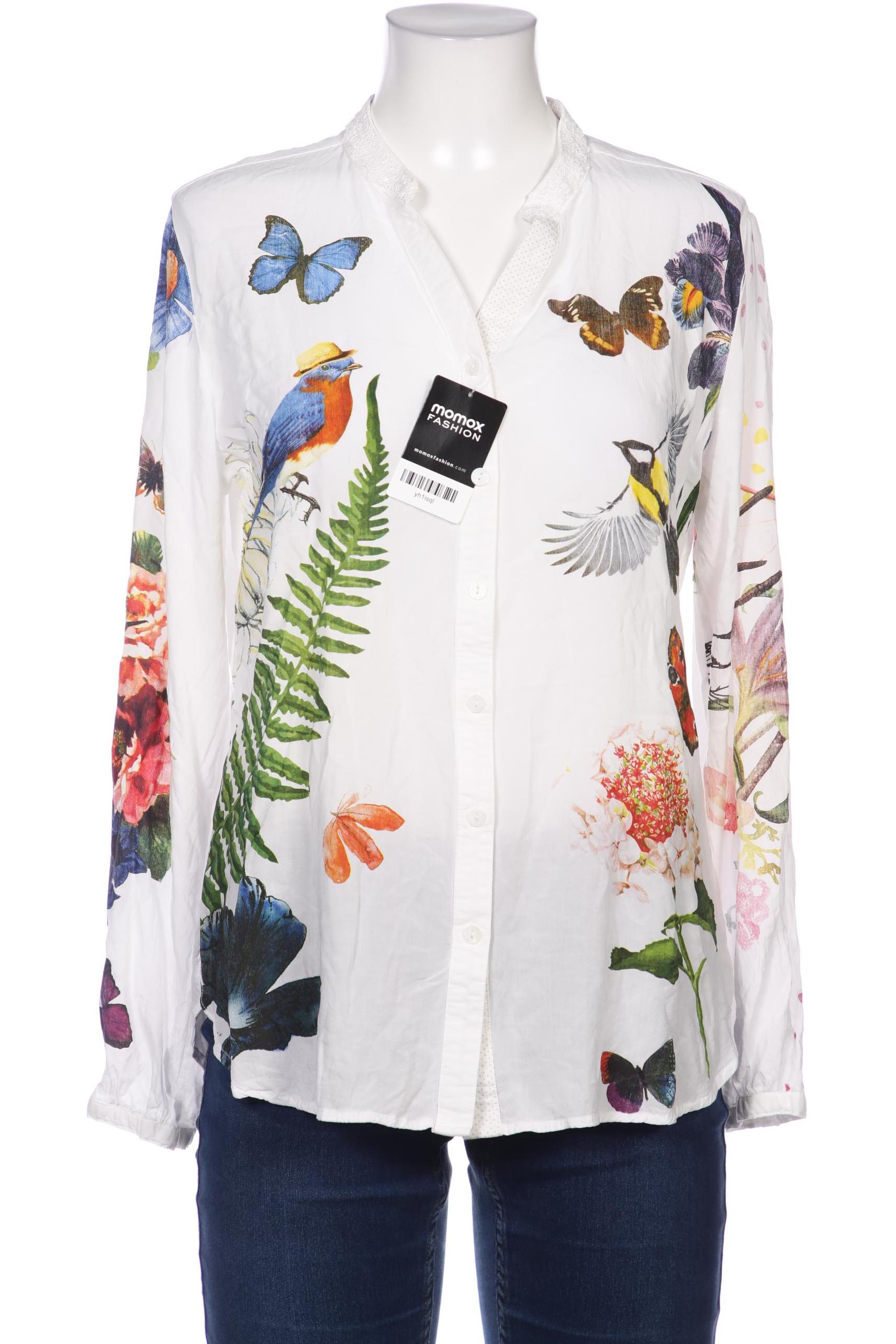 

Desigual Damen Bluse, weiß, Gr. 42