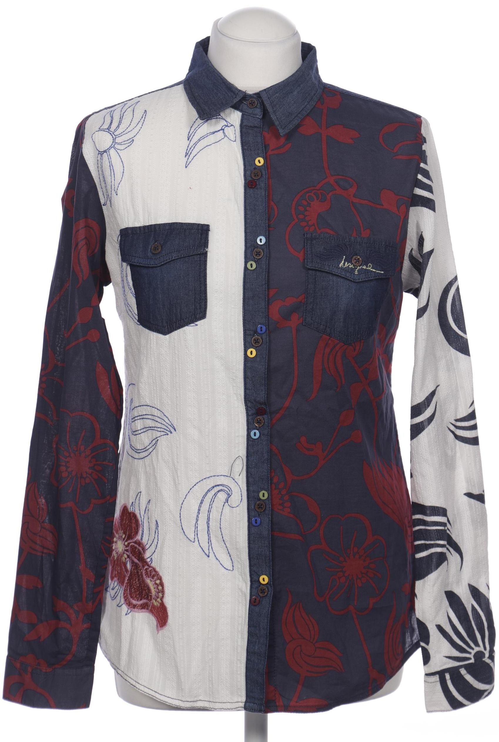 

Desigual Damen Bluse, marineblau, Gr. 38
