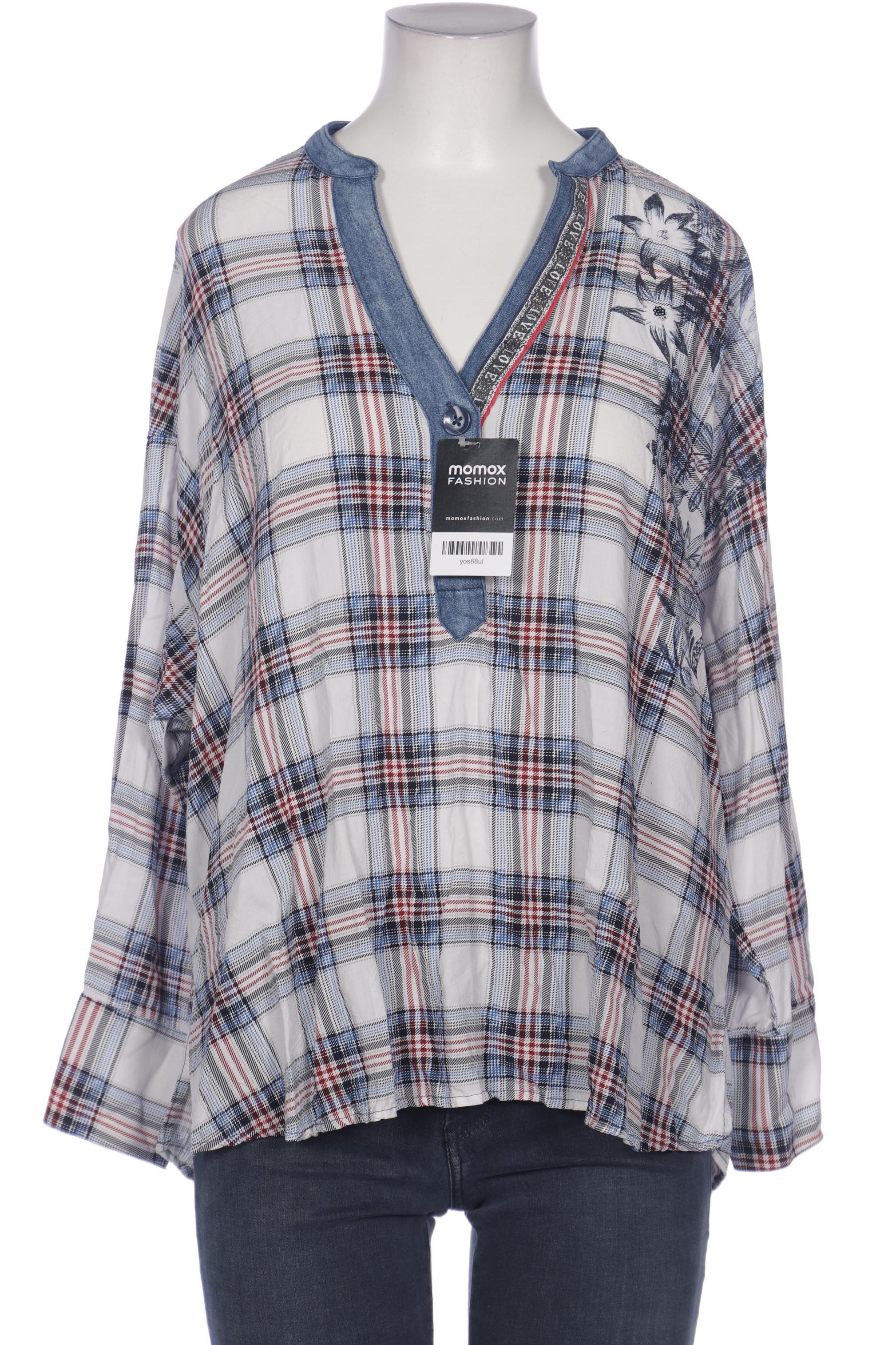 

Desigual Damen Bluse, blau, Gr. 38