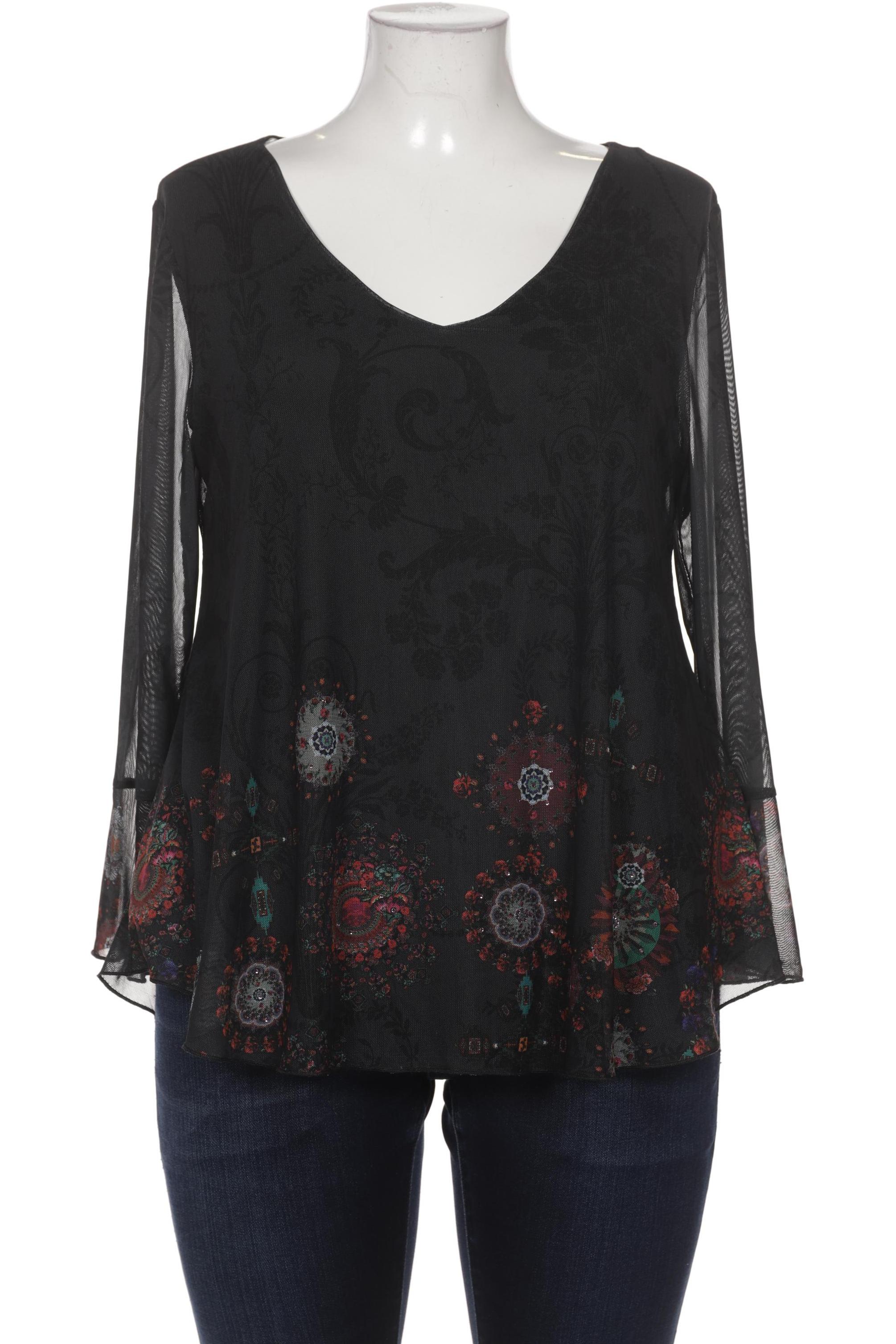 

Desigual Damen Bluse, schwarz, Gr. 44