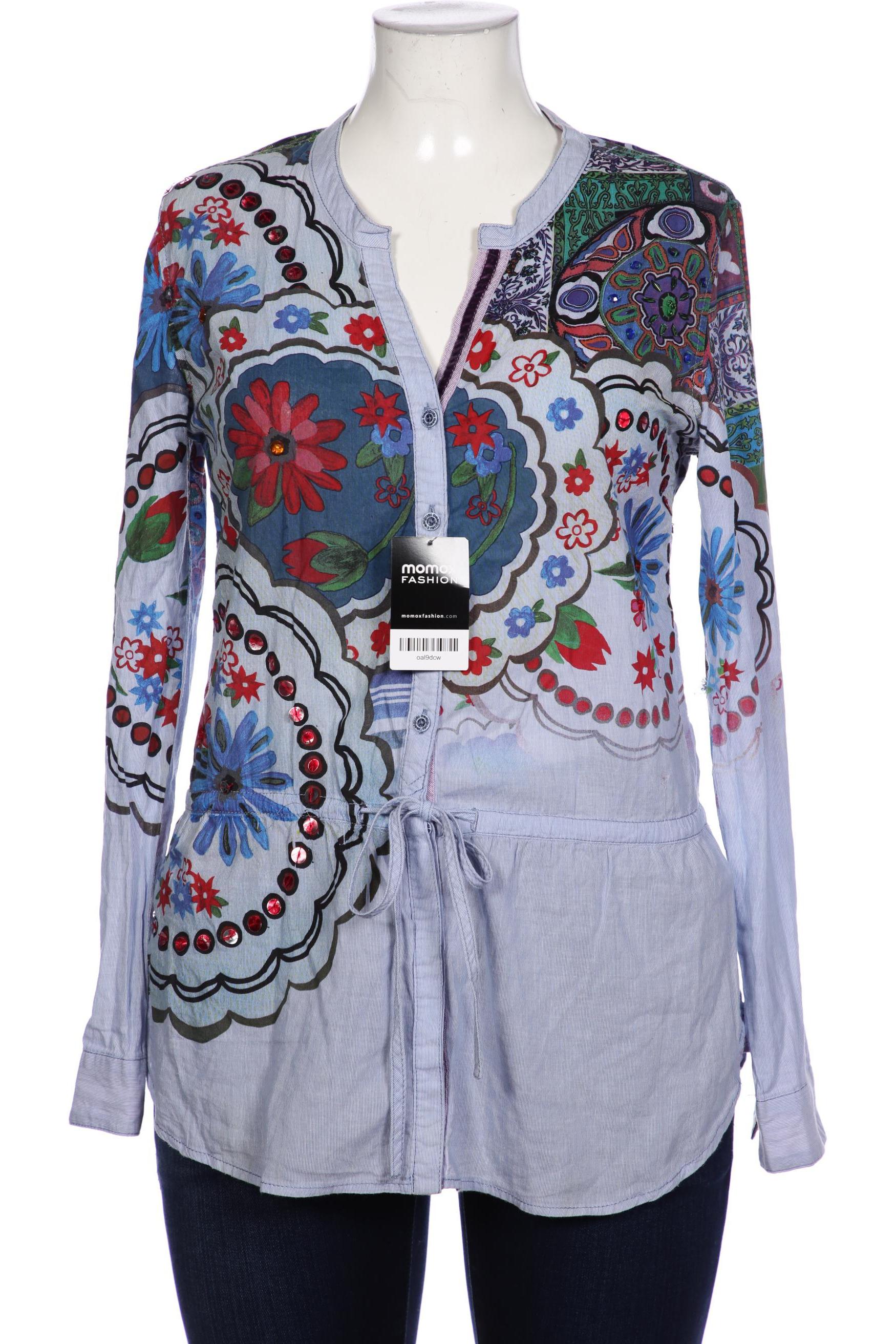 

Desigual Damen Bluse, blau, Gr. 44