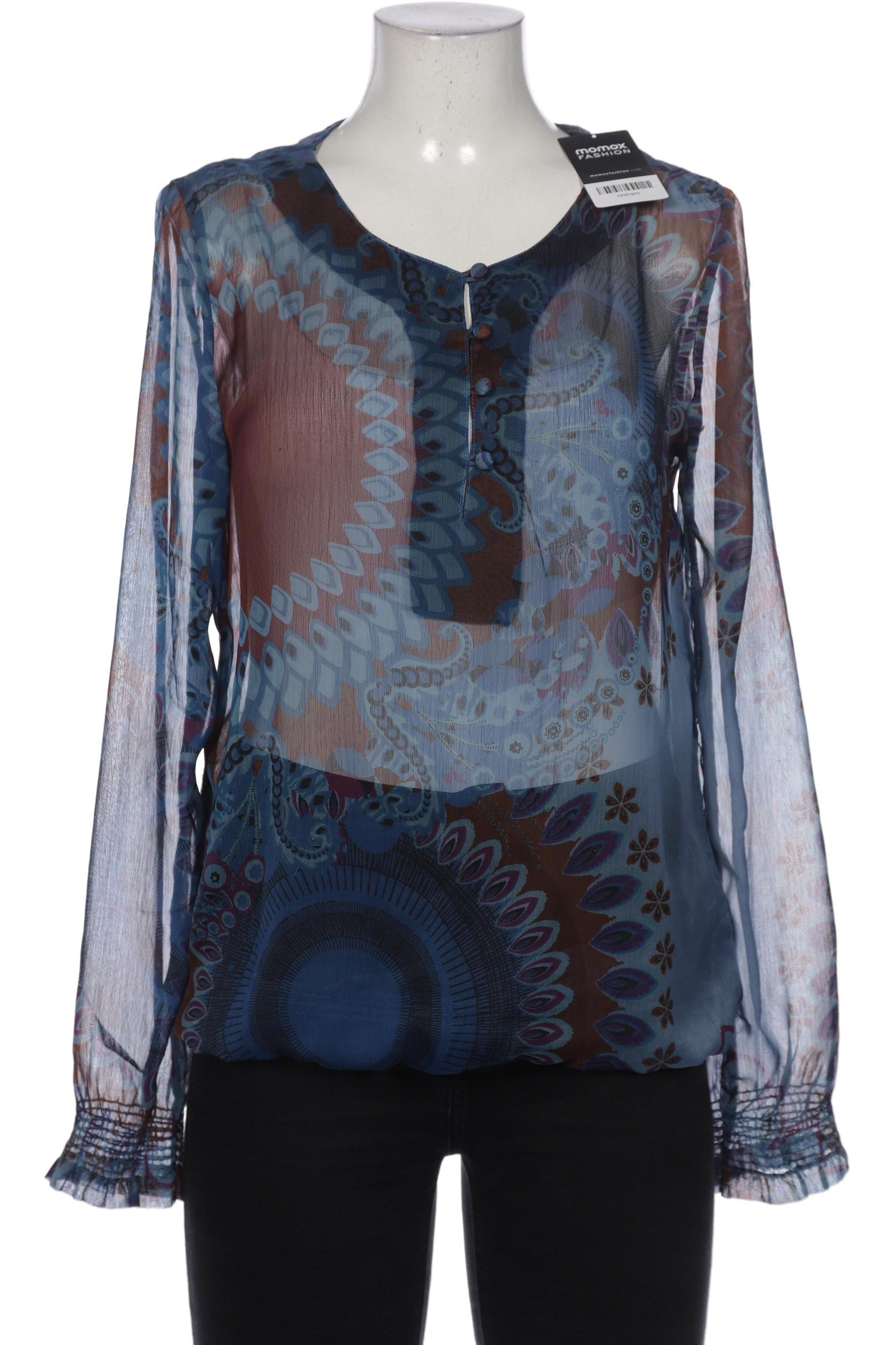 

Desigual Damen Bluse, blau, Gr. 42