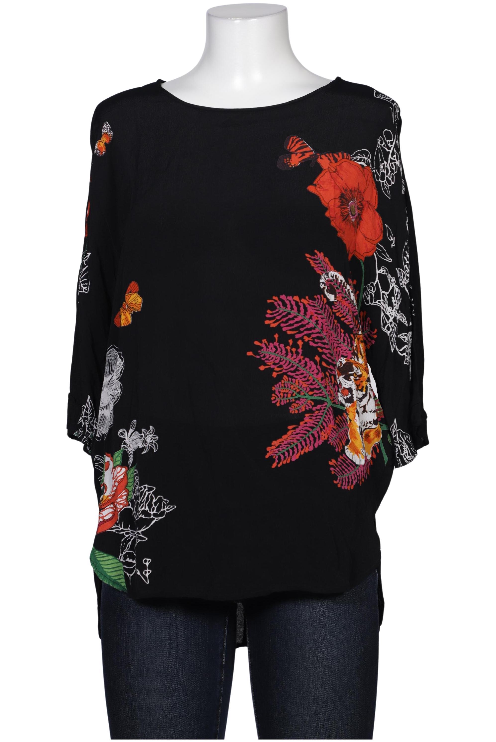 

Desigual Damen Bluse, schwarz, Gr. 42