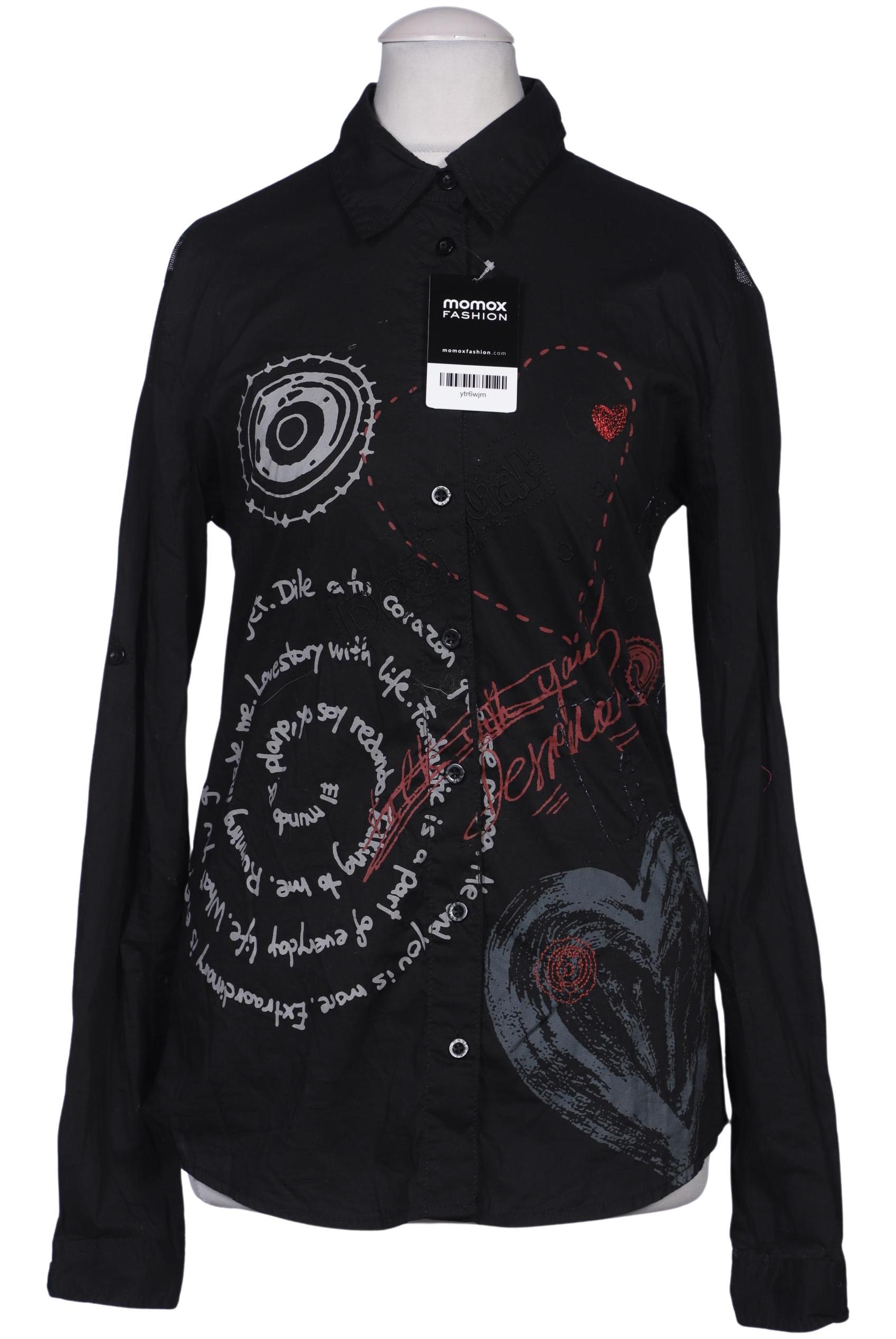 

Desigual Damen Bluse, schwarz, Gr. 34