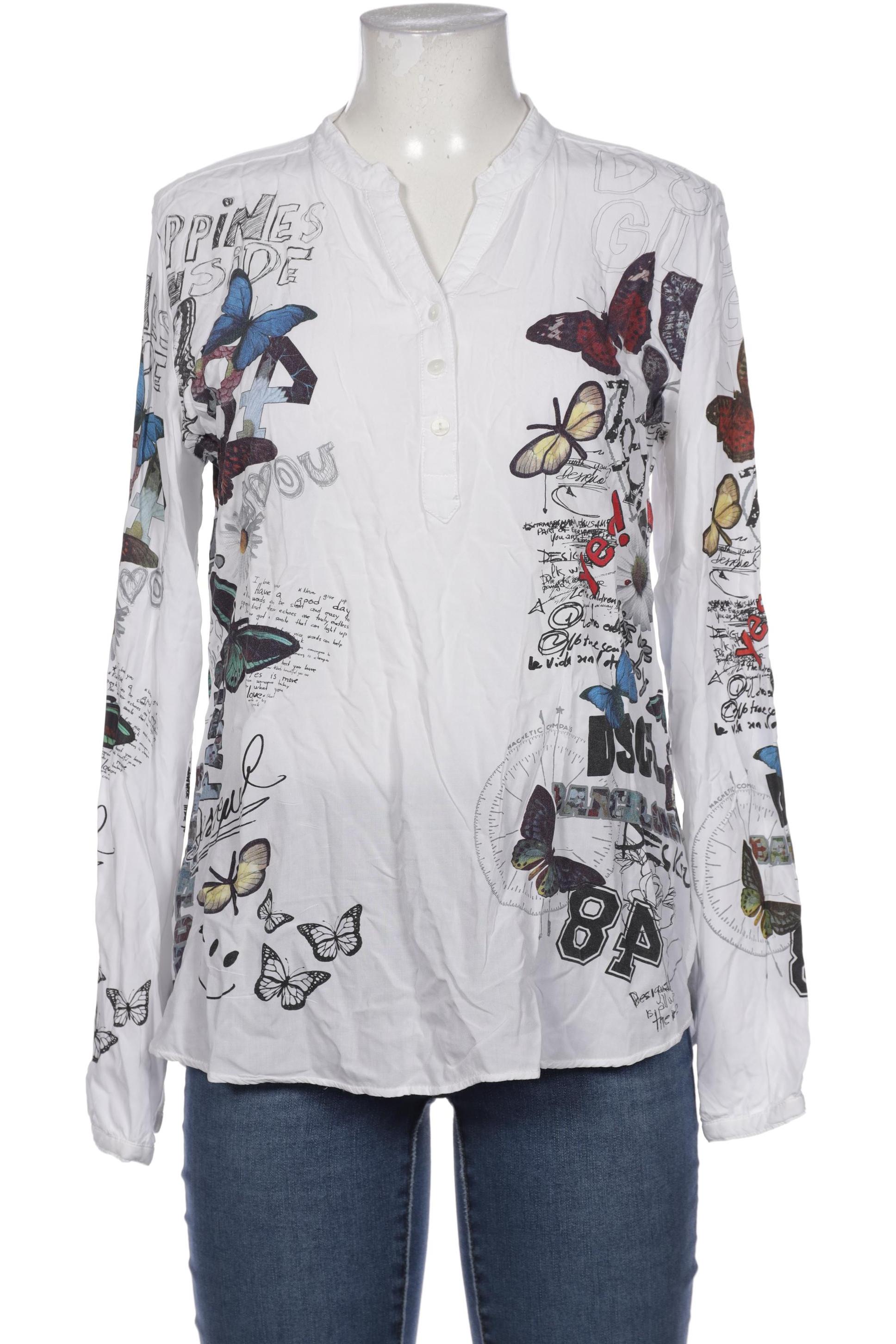 

Desigual Damen Bluse, weiß, Gr. 42