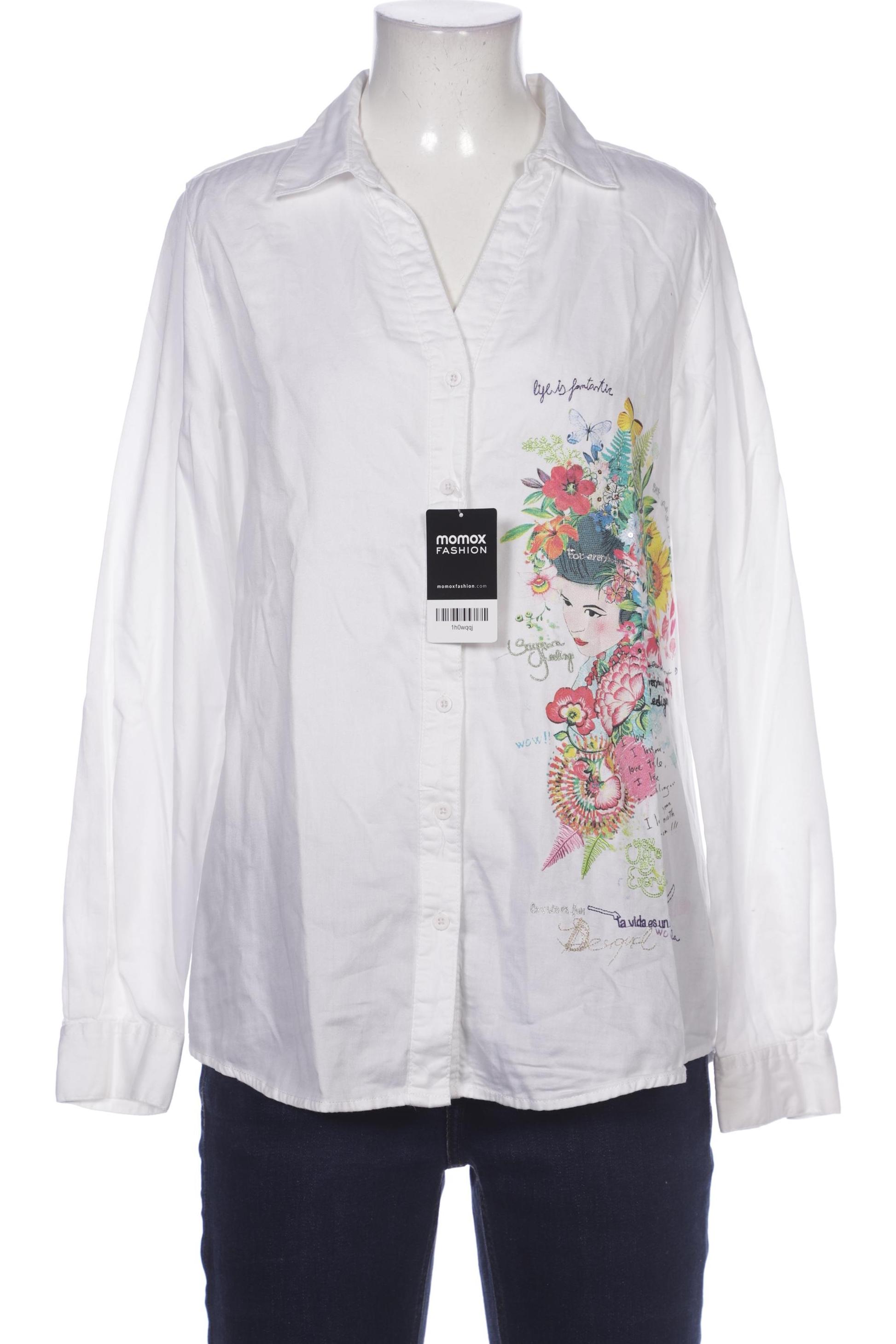 

Desigual Damen Bluse, weiß, Gr. 38