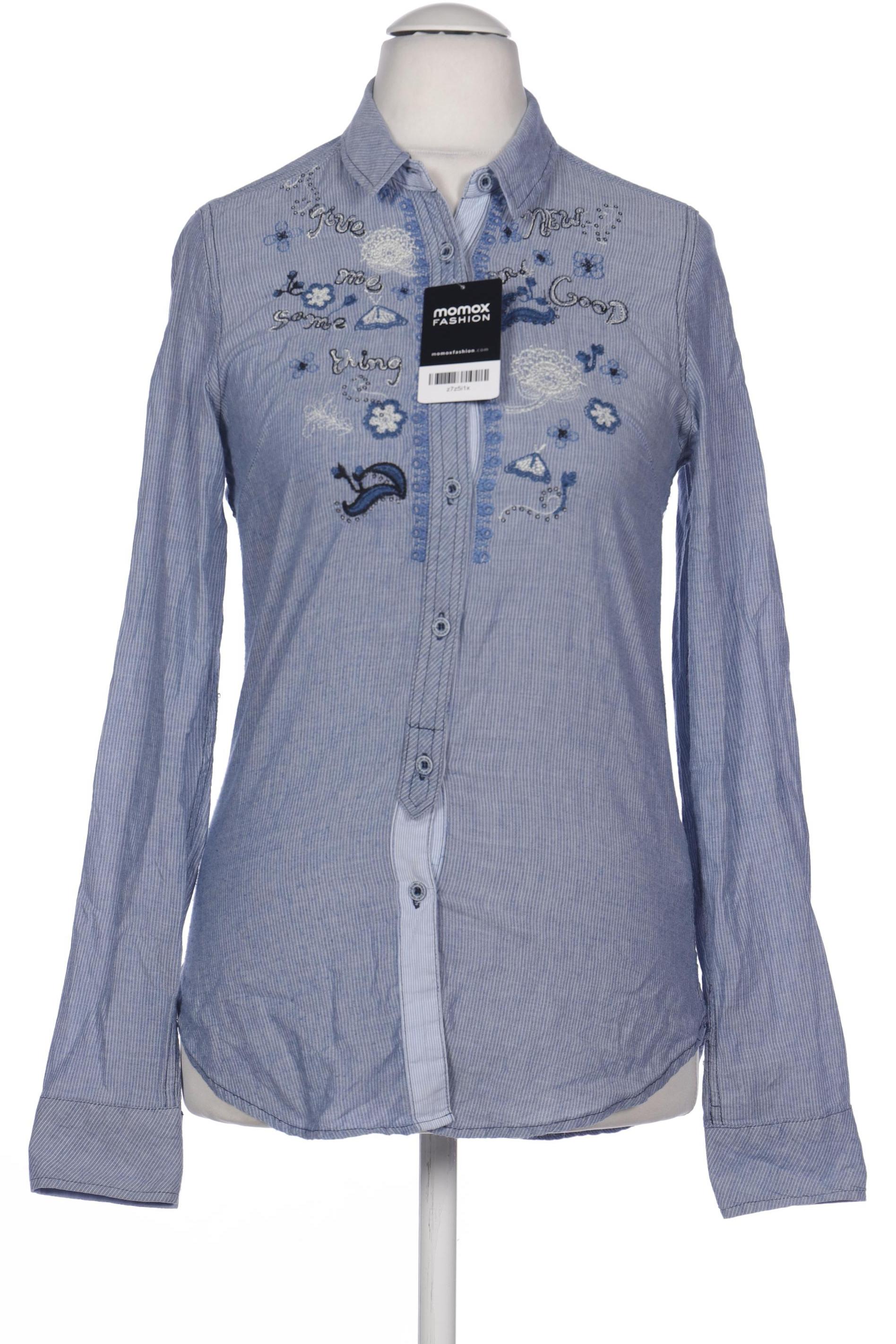 

Desigual Damen Bluse, blau, Gr. 38