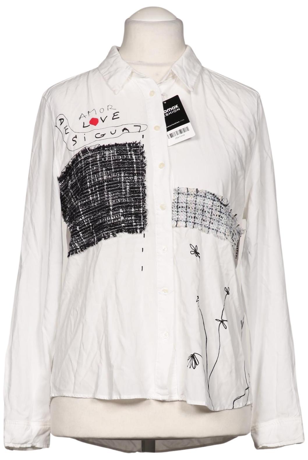 

Desigual Damen Bluse, weiß, Gr. 44