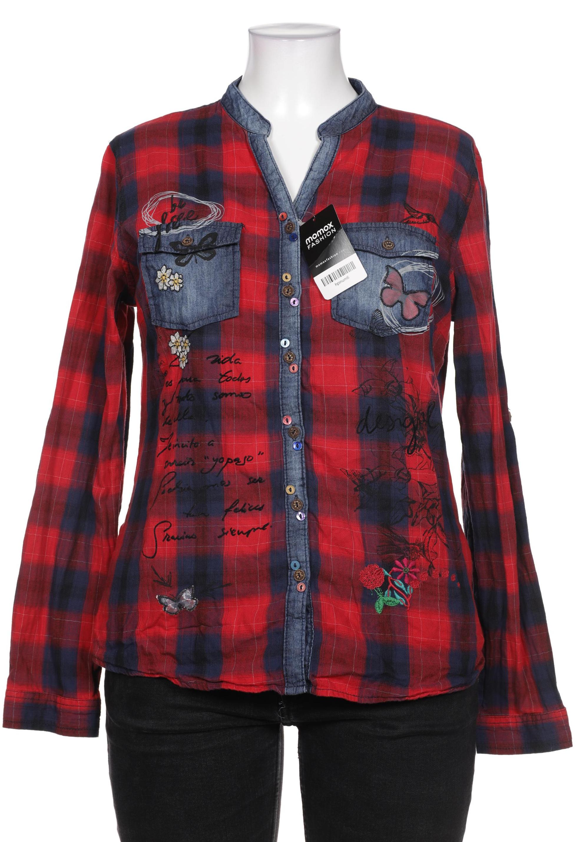 

Desigual Damen Bluse, rot, Gr. 46