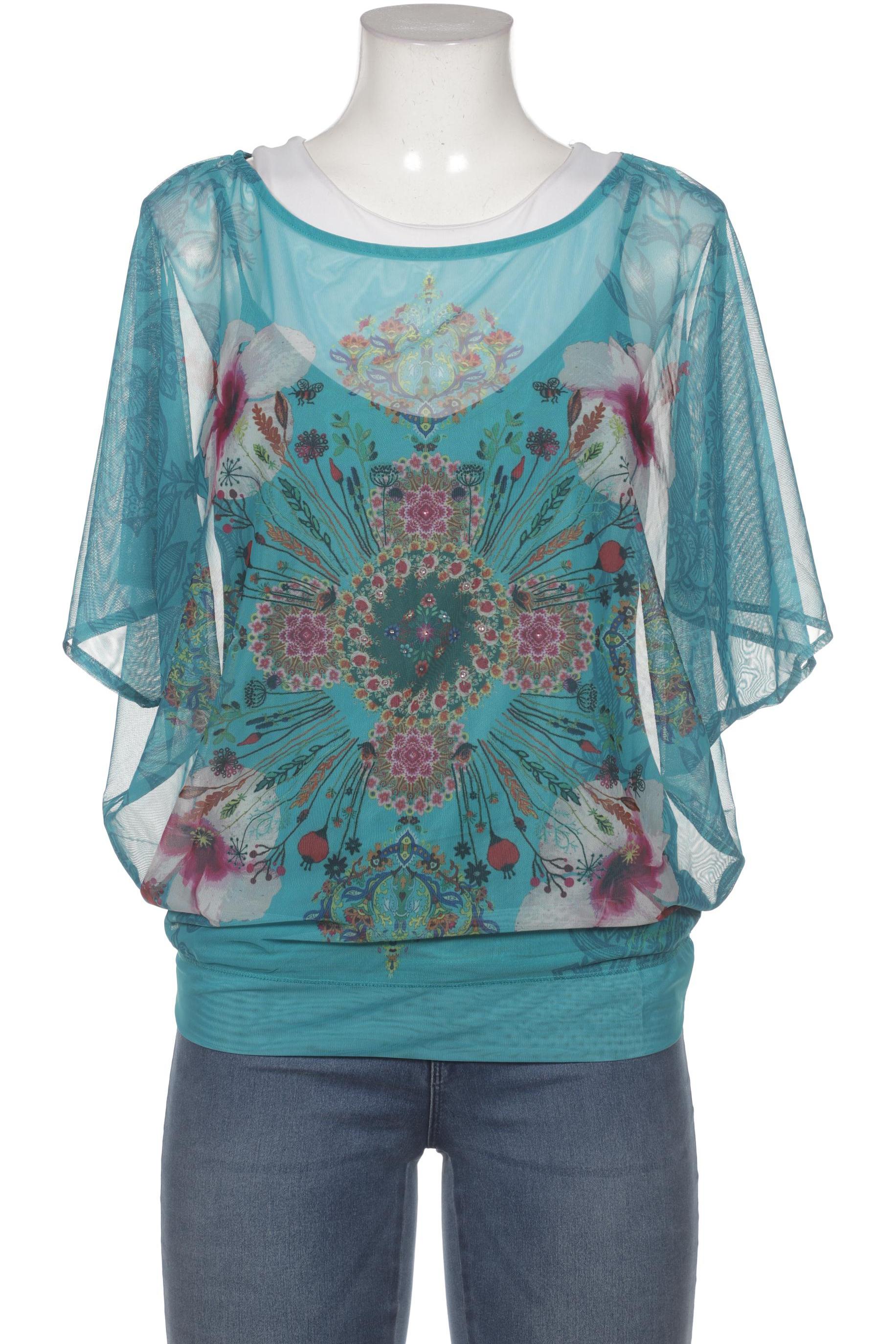 

Desigual Damen Bluse, türkis, Gr. 42