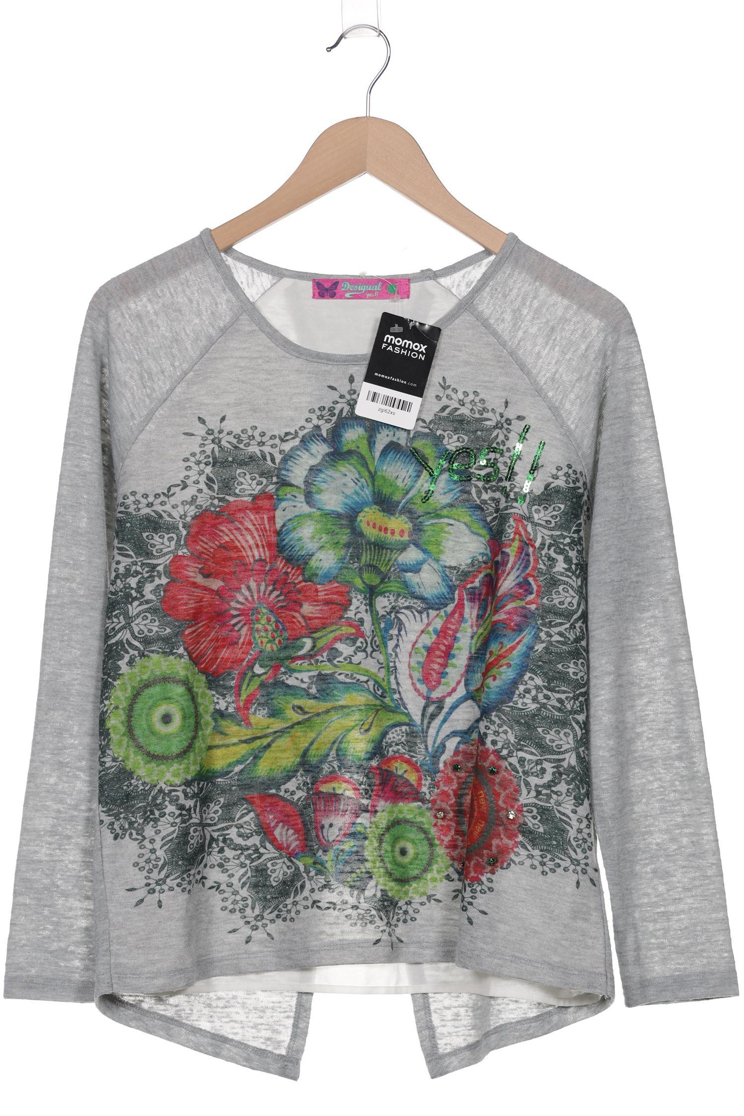 

Desigual Damen Bluse, grau, Gr. 38
