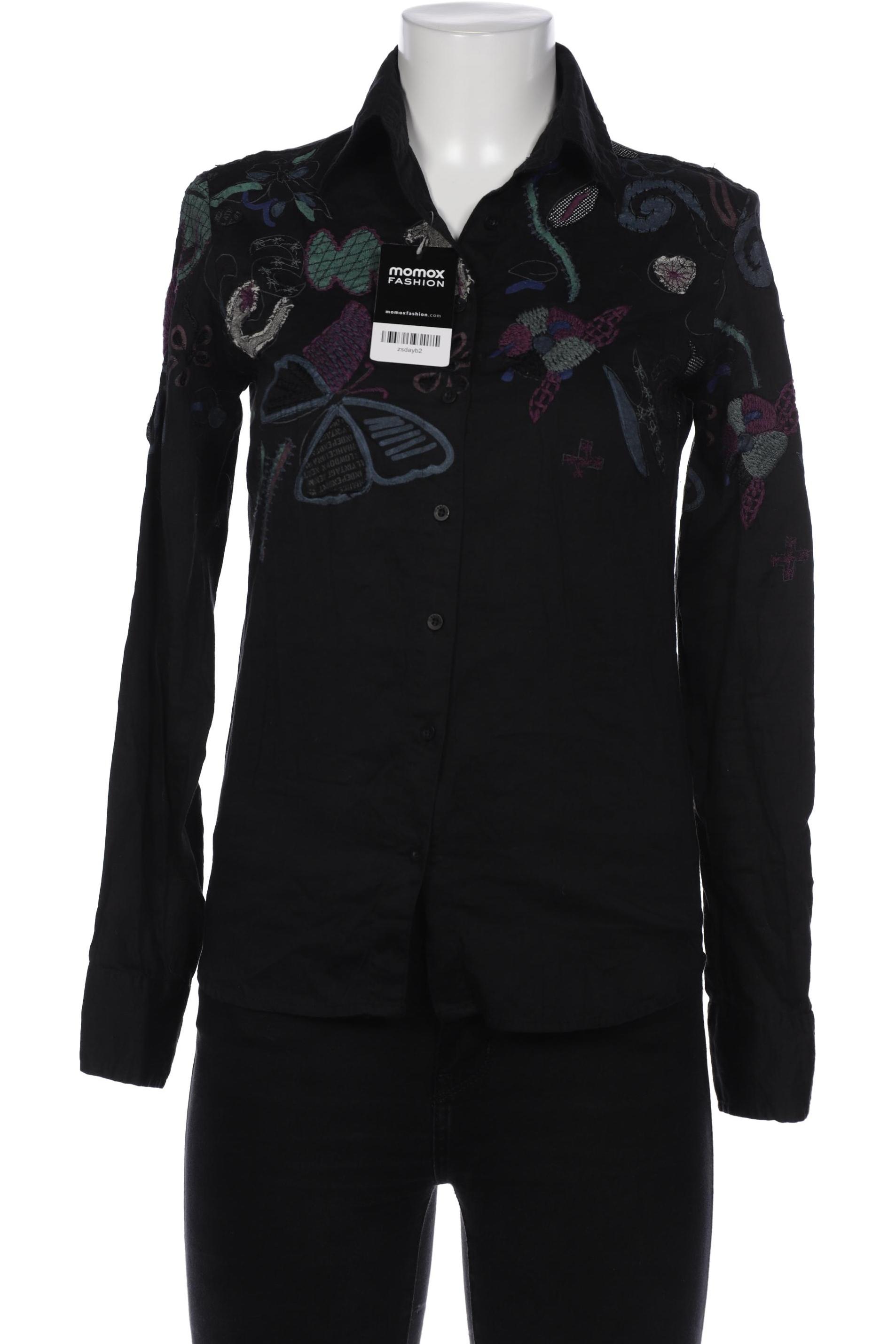 

Desigual Damen Bluse, schwarz, Gr. 38