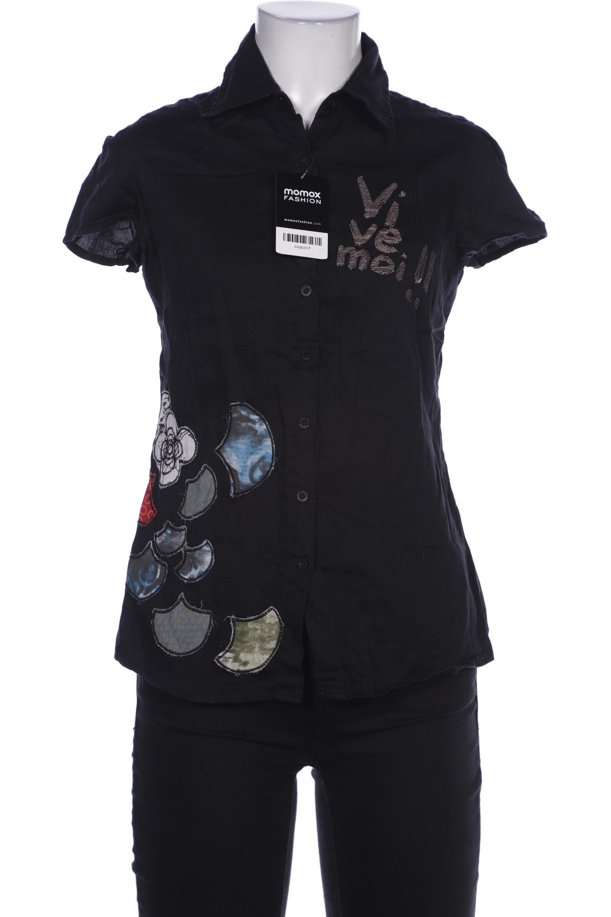 

Desigual Damen Bluse, marineblau, Gr. 36