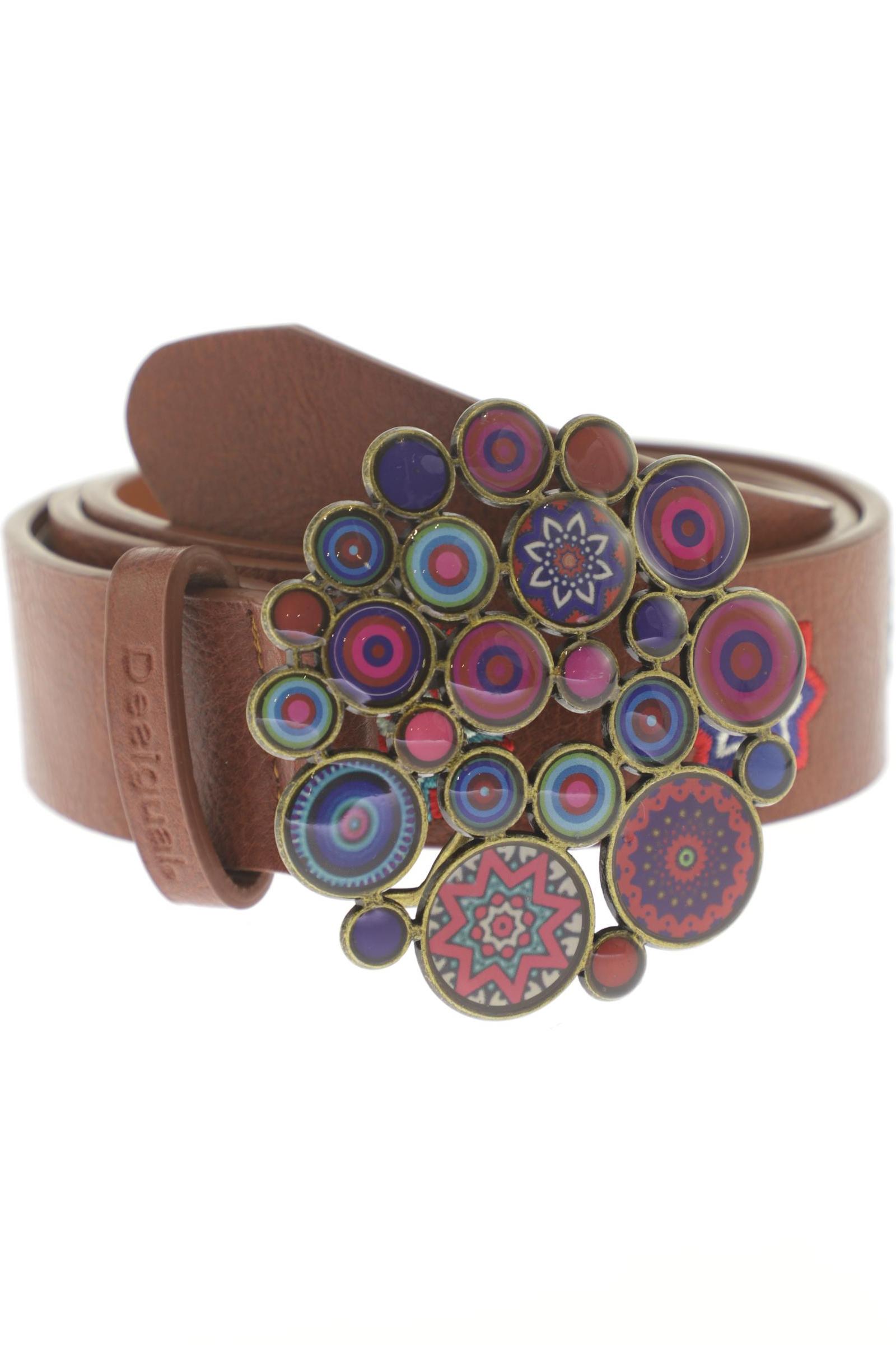 

Desigual Damen Gürtel, braun, Gr. 90