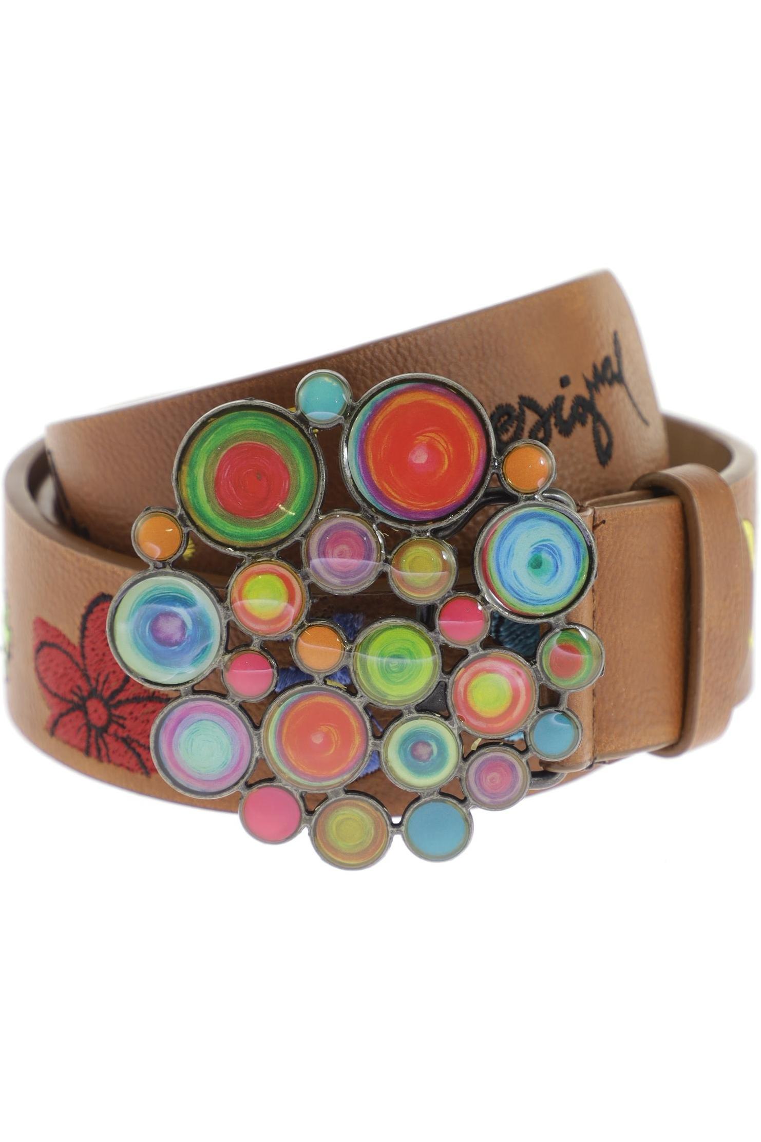

Desigual Damen Gürtel, braun, Gr. 80