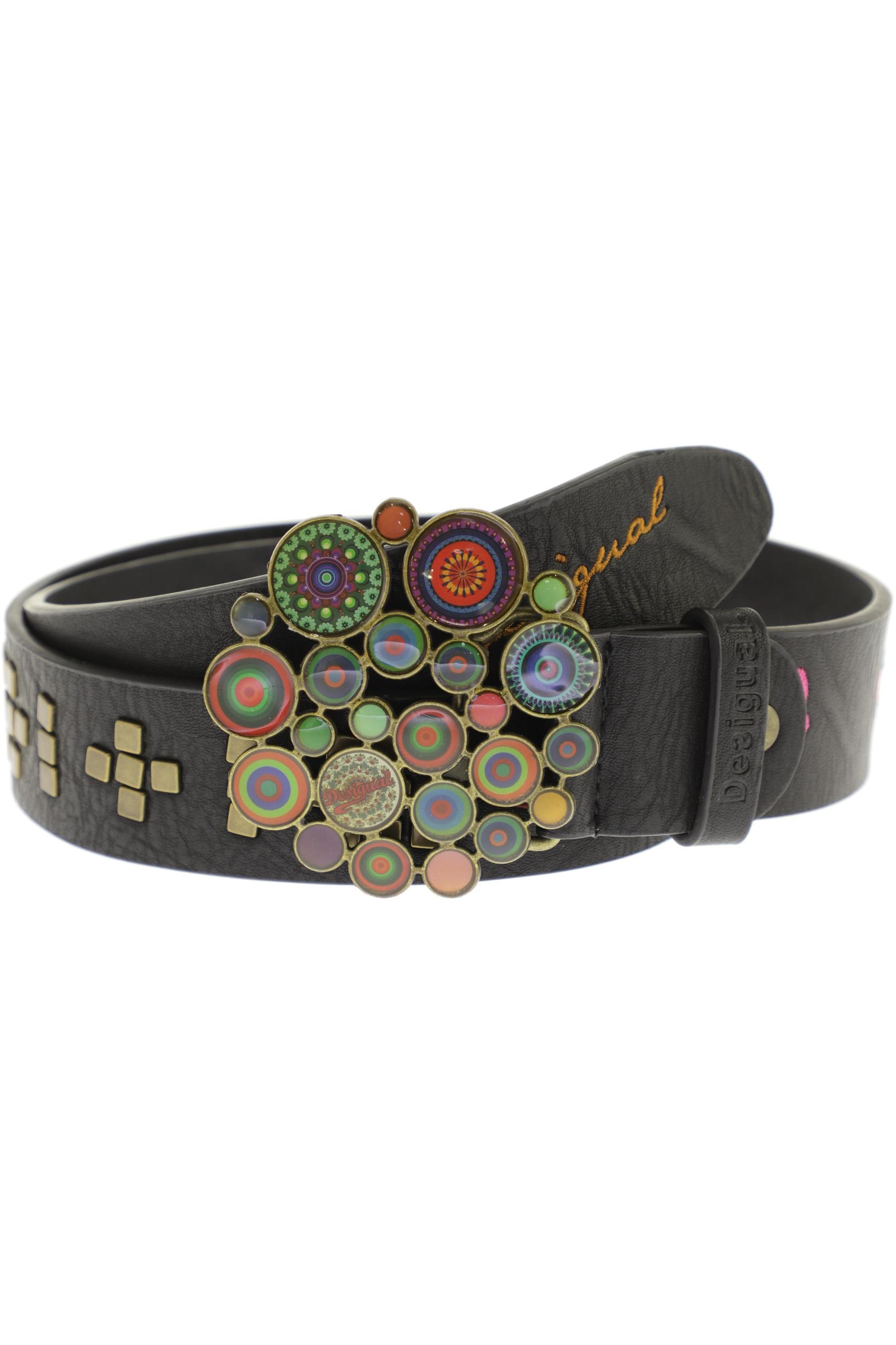 

Desigual Damen Gürtel, schwarz, Gr. 80