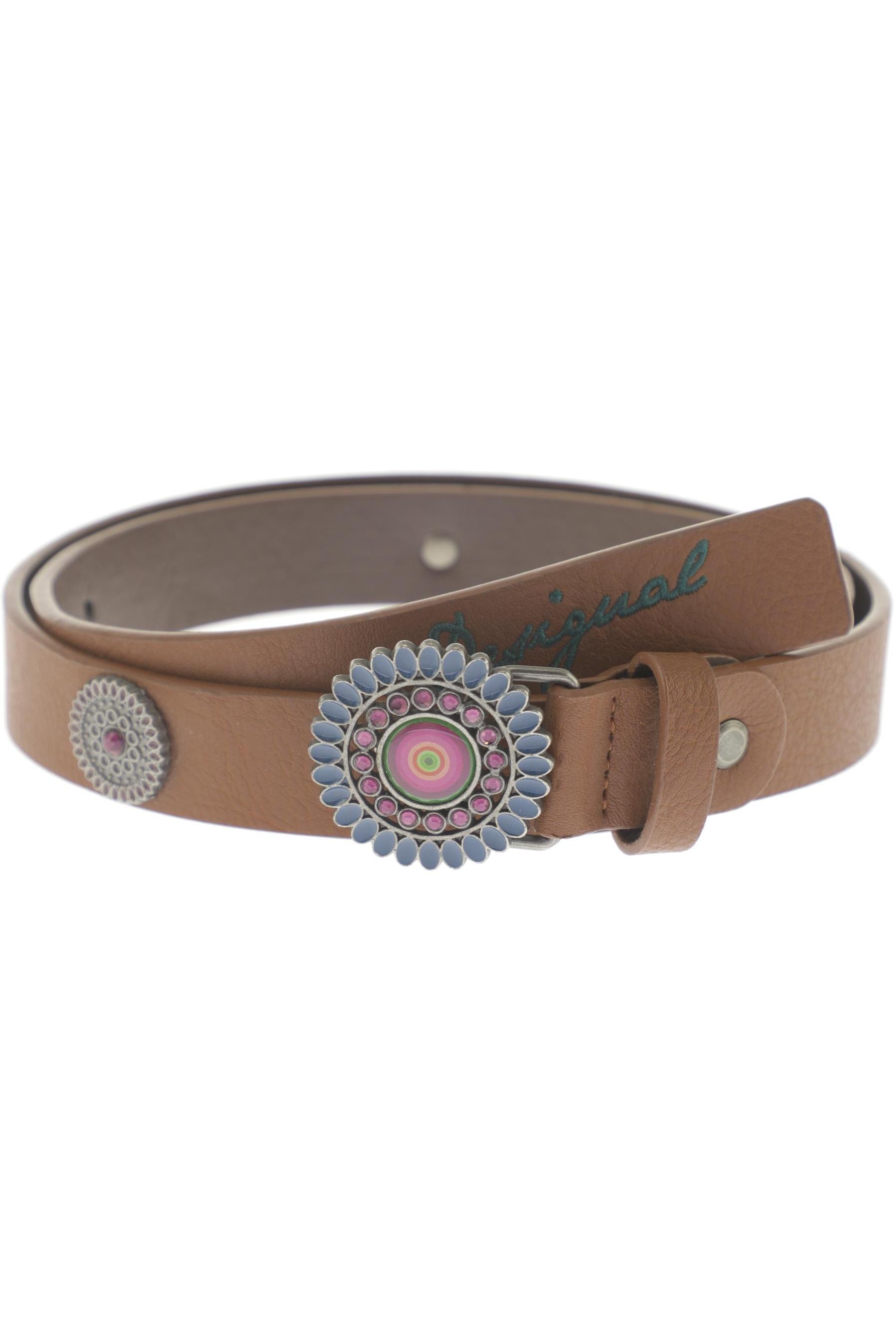 

Desigual Damen Gürtel, braun, Gr. 80