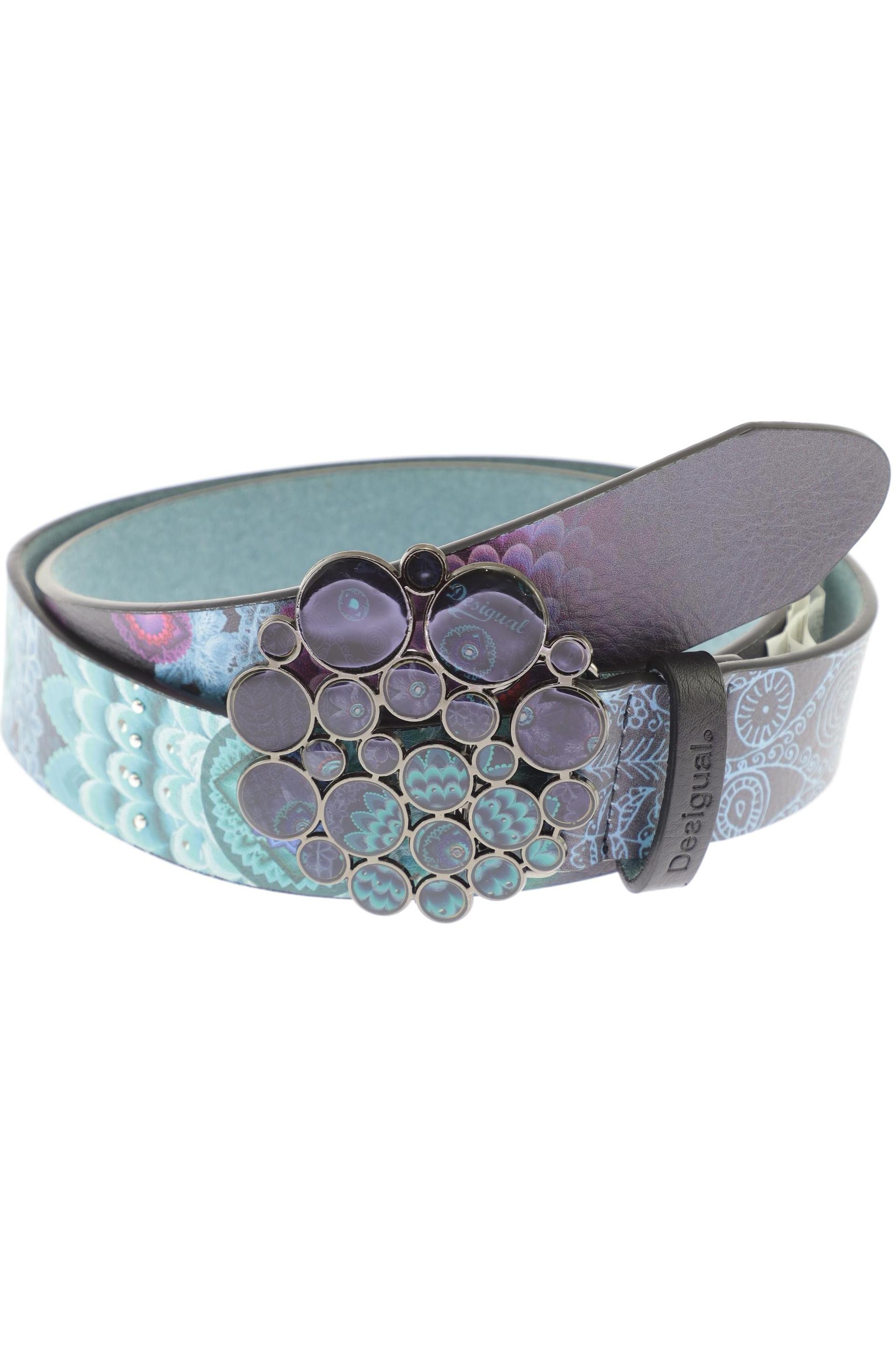 

Desigual Damen Gürtel, blau, Gr. 90