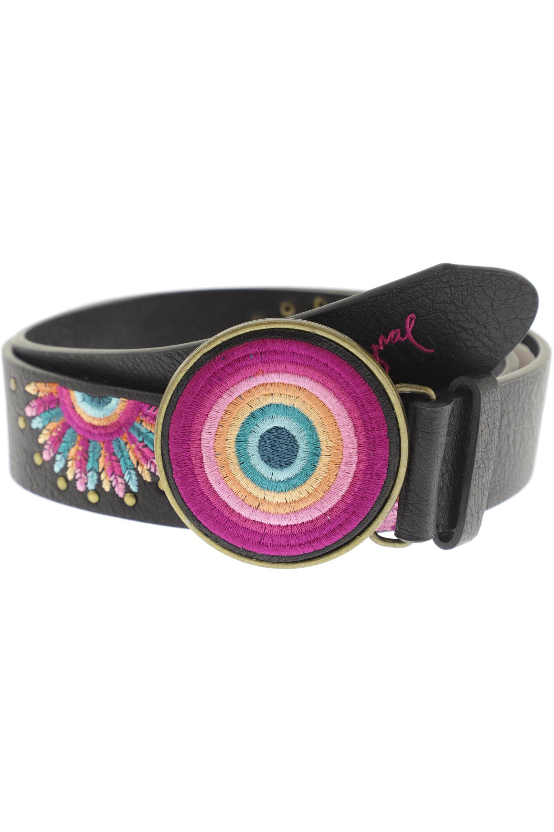 

Desigual Damen Gürtel, schwarz, Gr. 85