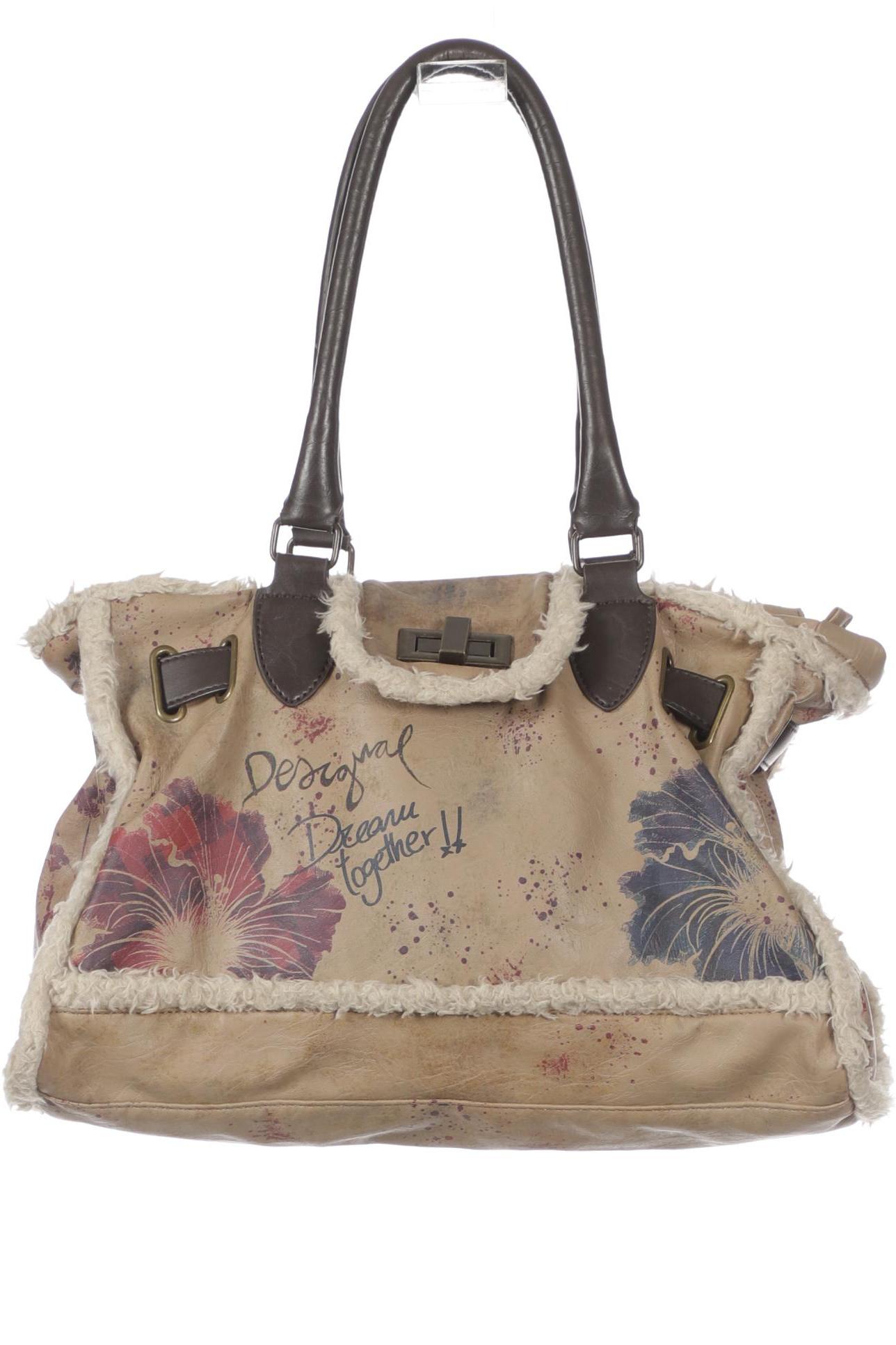 

Desigual Damen Handtasche, beige, Gr.