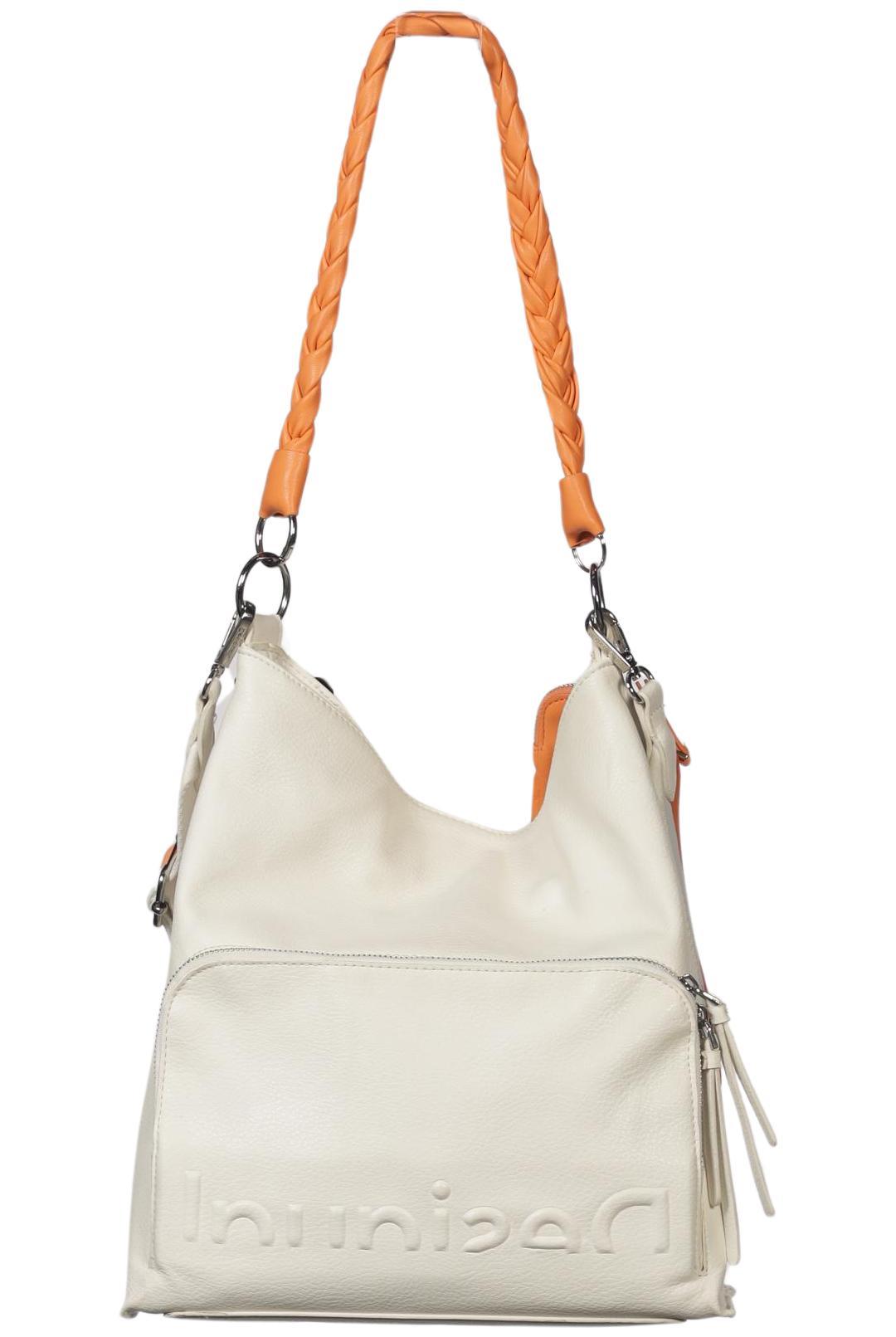 

Desigual Damen Handtasche, cremeweiß, Gr.