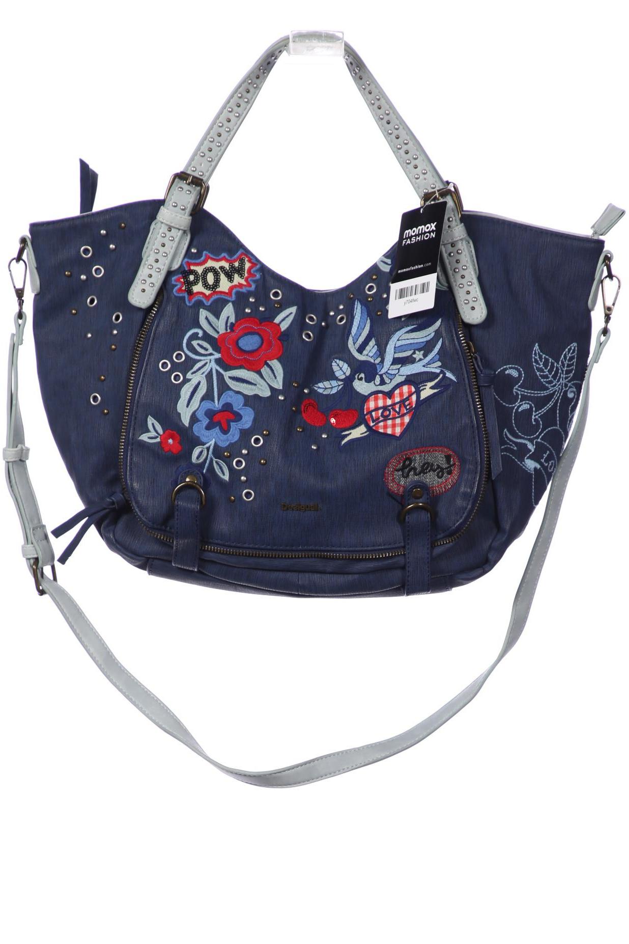 

Desigual Damen Handtasche, marineblau, Gr.