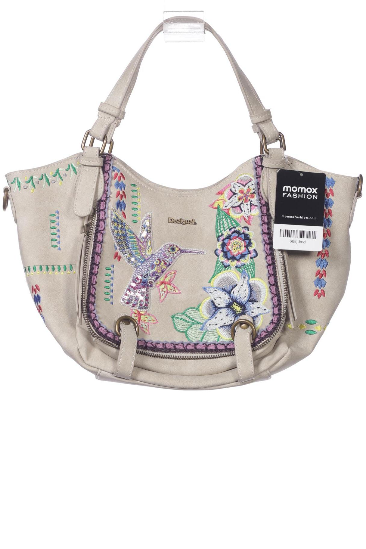 

Desigual Damen Handtasche, cremeweiß, Gr.
