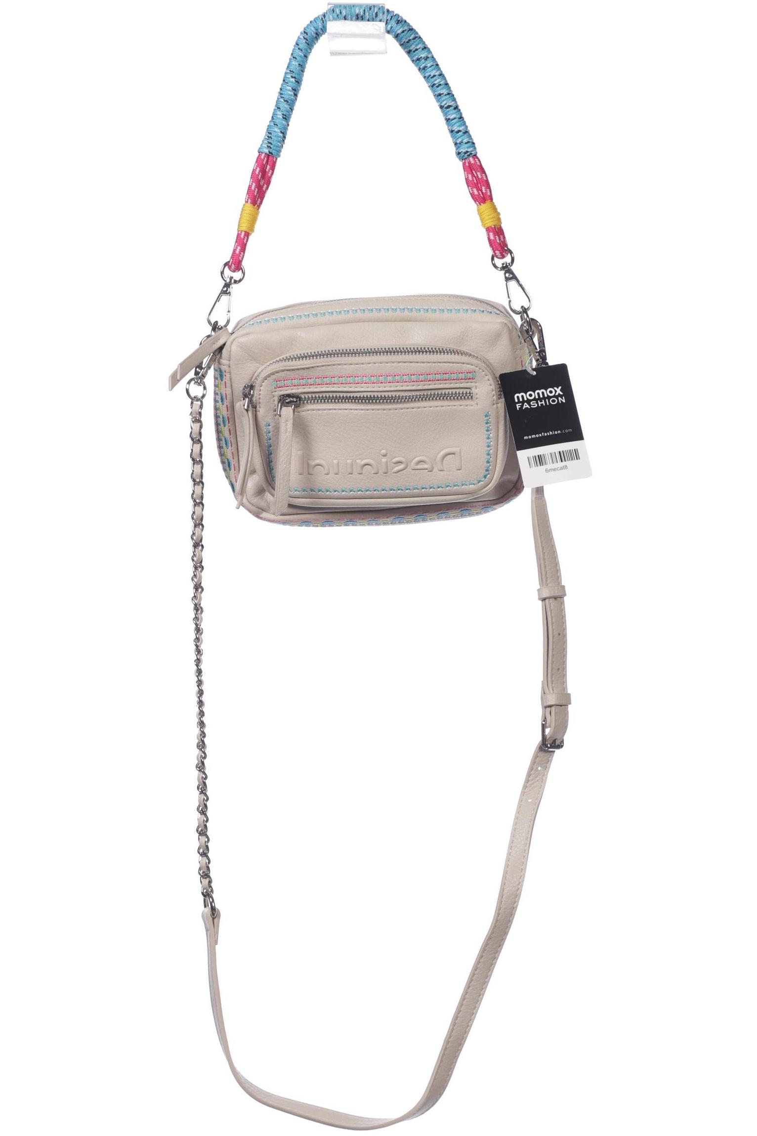 

Desigual Damen Handtasche, cremeweiß, Gr.