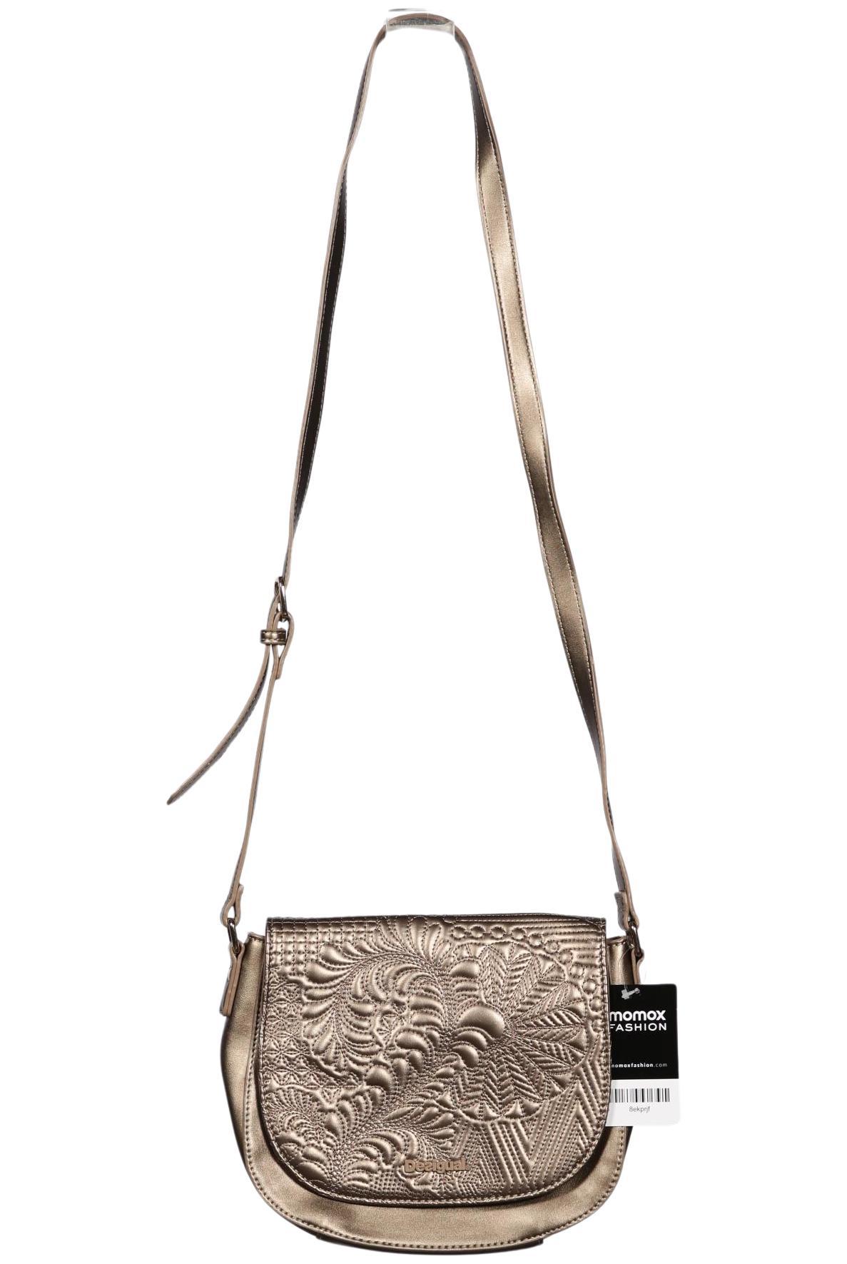 

Desigual Damen Handtasche, gold, Gr.