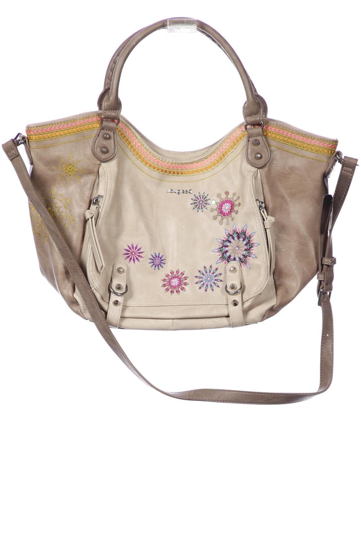 

Desigual Damen Handtasche, cremeweiß