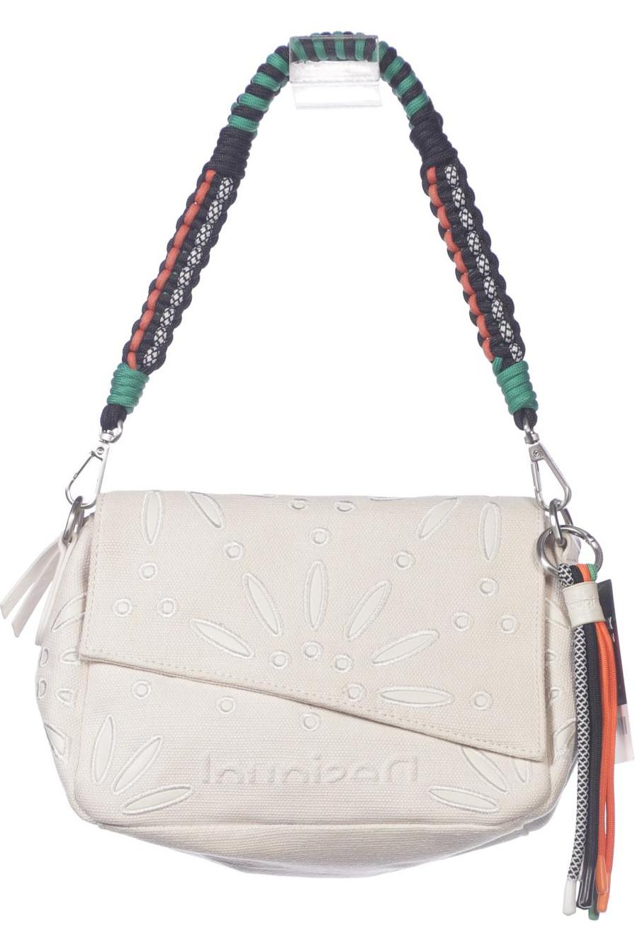 

Desigual Damen Handtasche, cremeweiß, Gr.