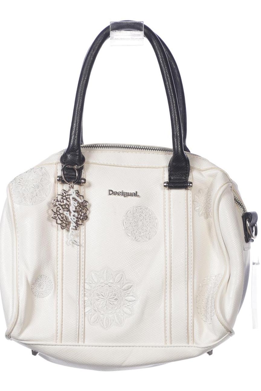 

Desigual Damen Handtasche, cremeweiß