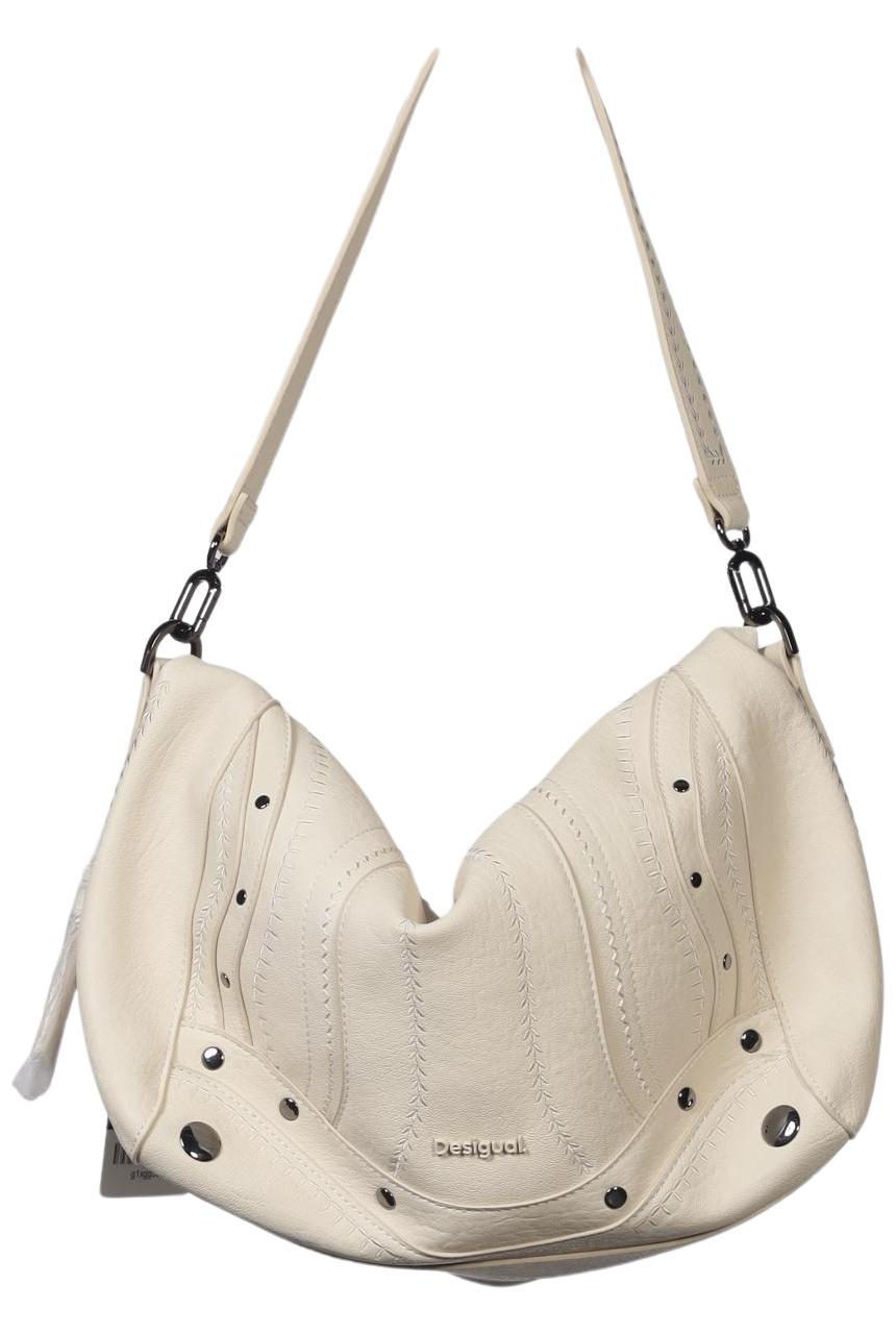 

Desigual Damen Handtasche, cremeweiß, Gr.
