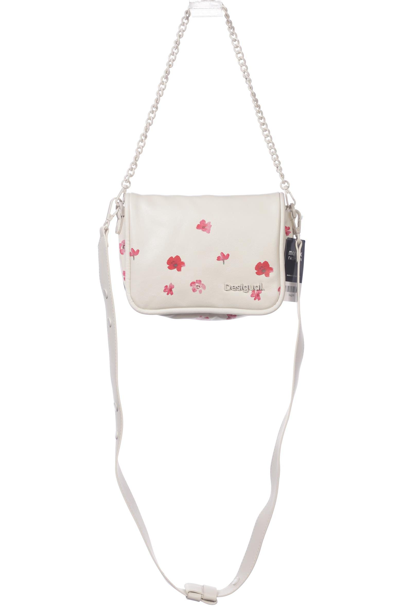 

Desigual Damen Handtasche, cremeweiß, Gr.