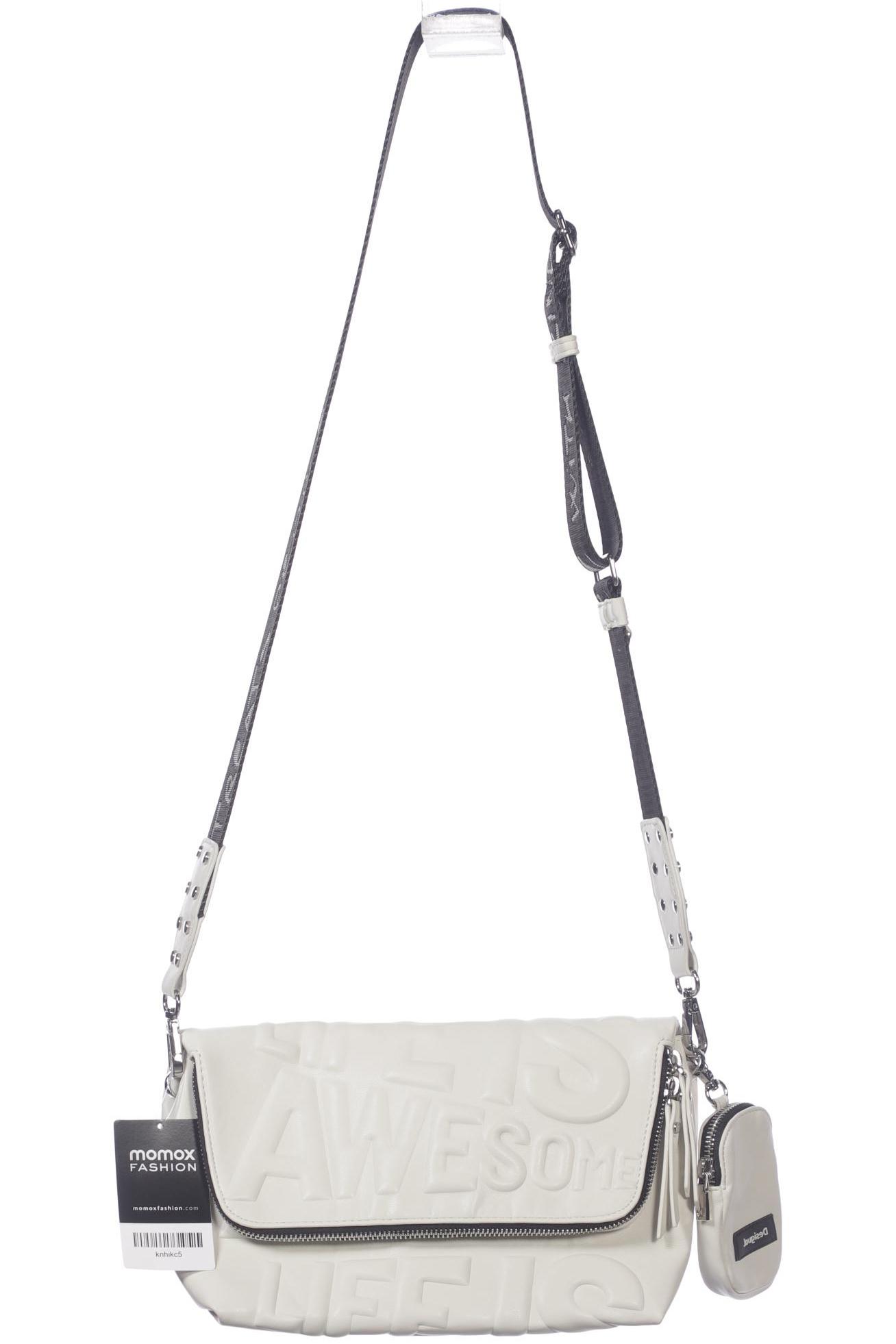 

Desigual Damen Handtasche, cremeweiß, Gr.