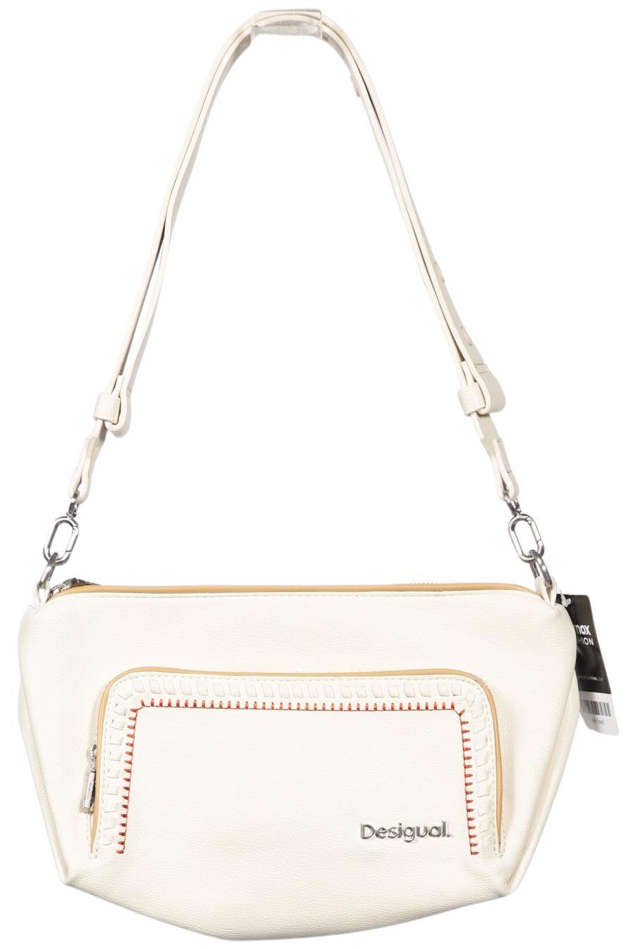 

Desigual Damen Handtasche, cremeweiß, Gr.